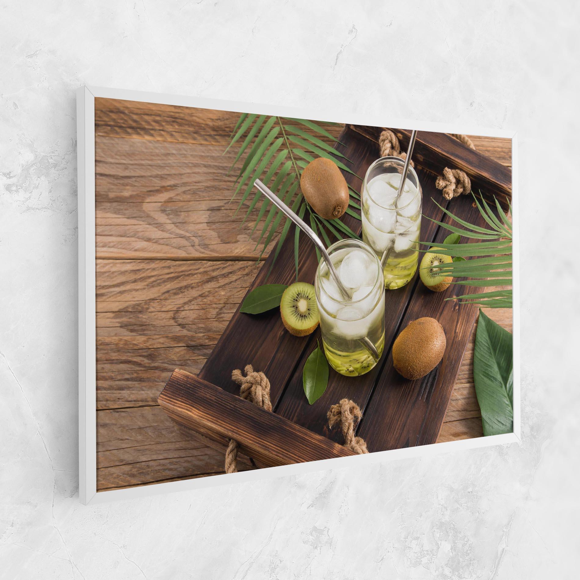 Leinwandbild Kiwi Drinks mockup 1