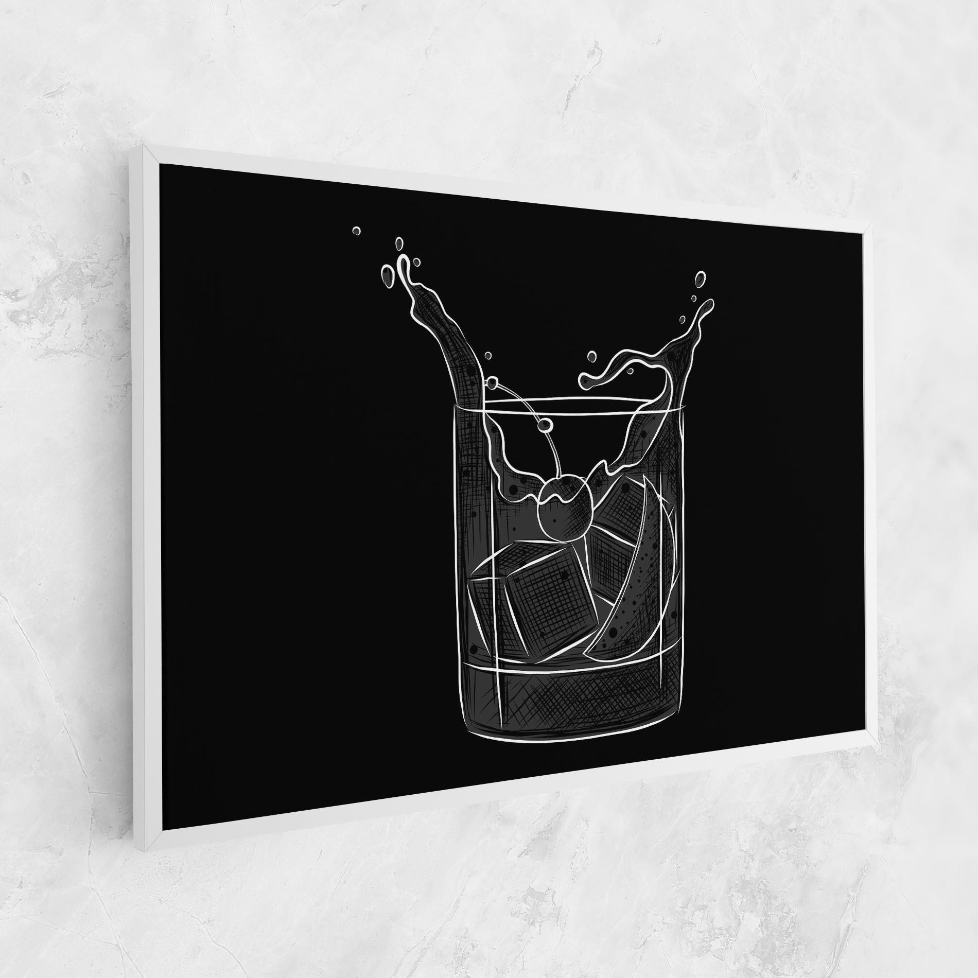 Leinwandbild Lime Drink mockup 1