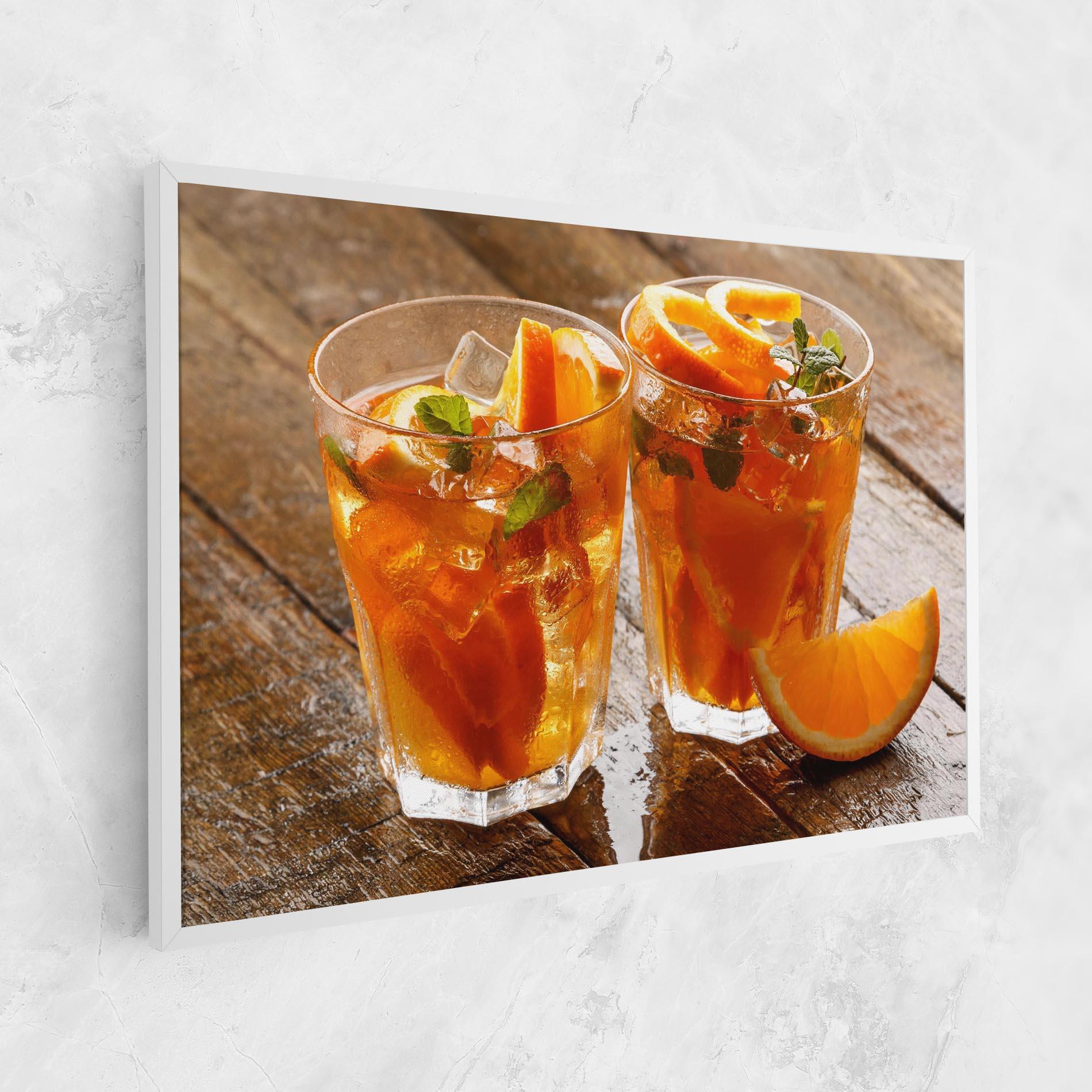 Leinwandbild Orange Lemonade mockup 1
