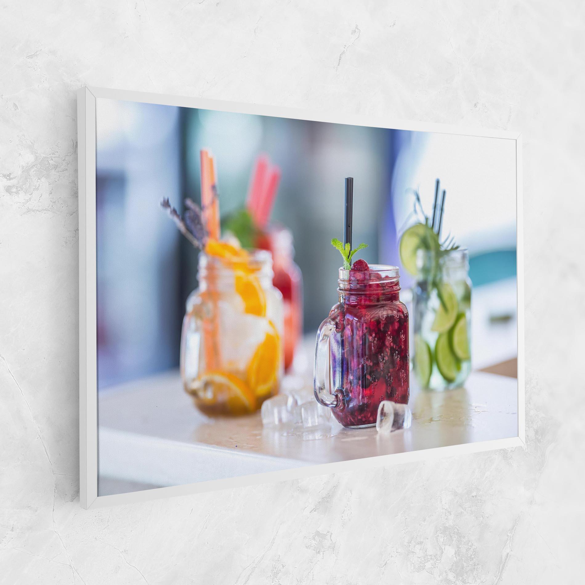 Leinwandbild Orange Lime Lemonades mockup 1