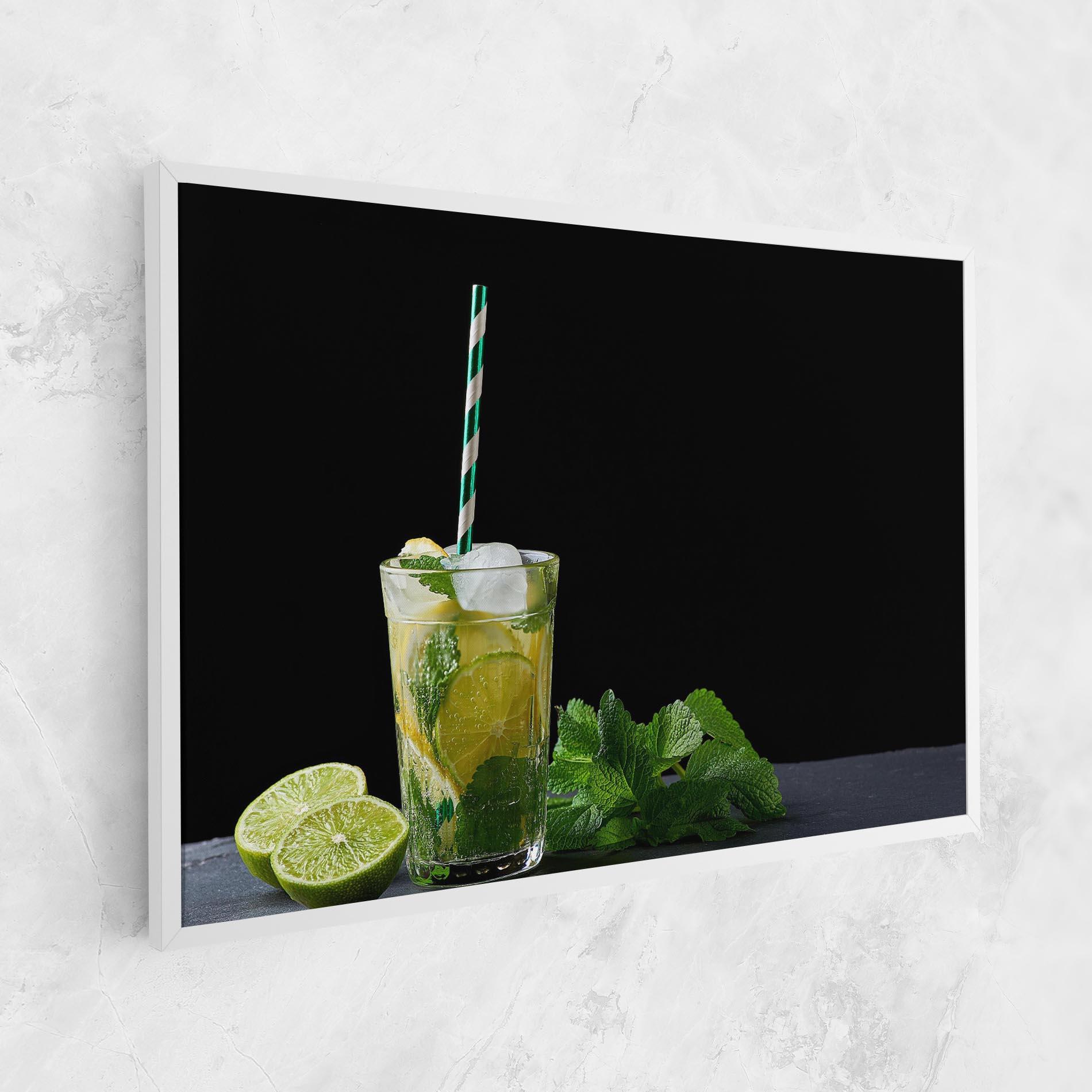 Leinwandbild Refreshing Drink mockup 1