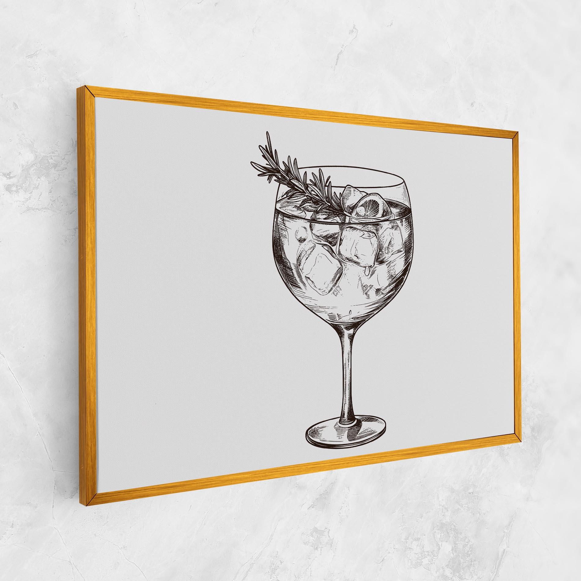 Leinwandbild Gintonic mockup 1