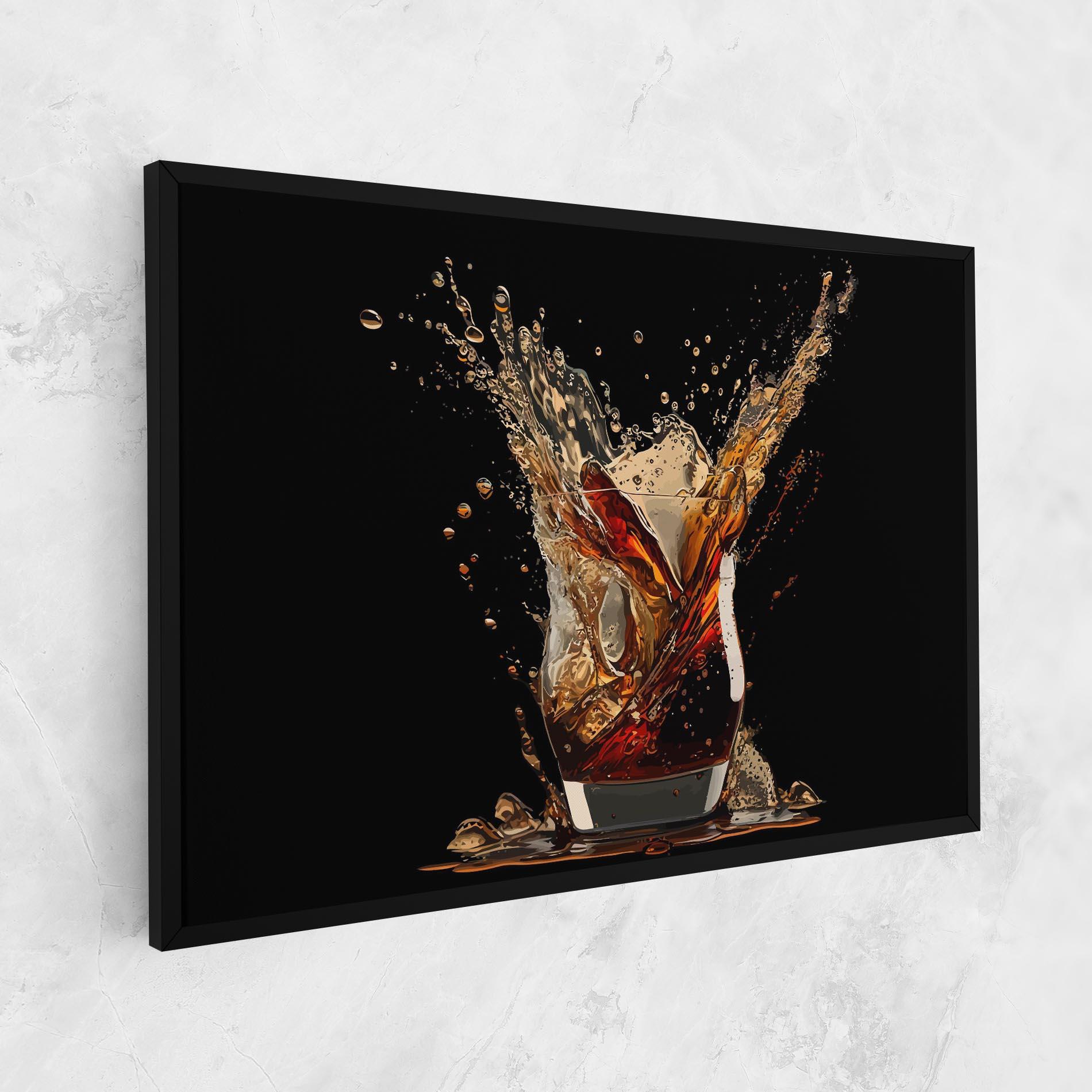 Leinwandbild Cola Splash mockup 1