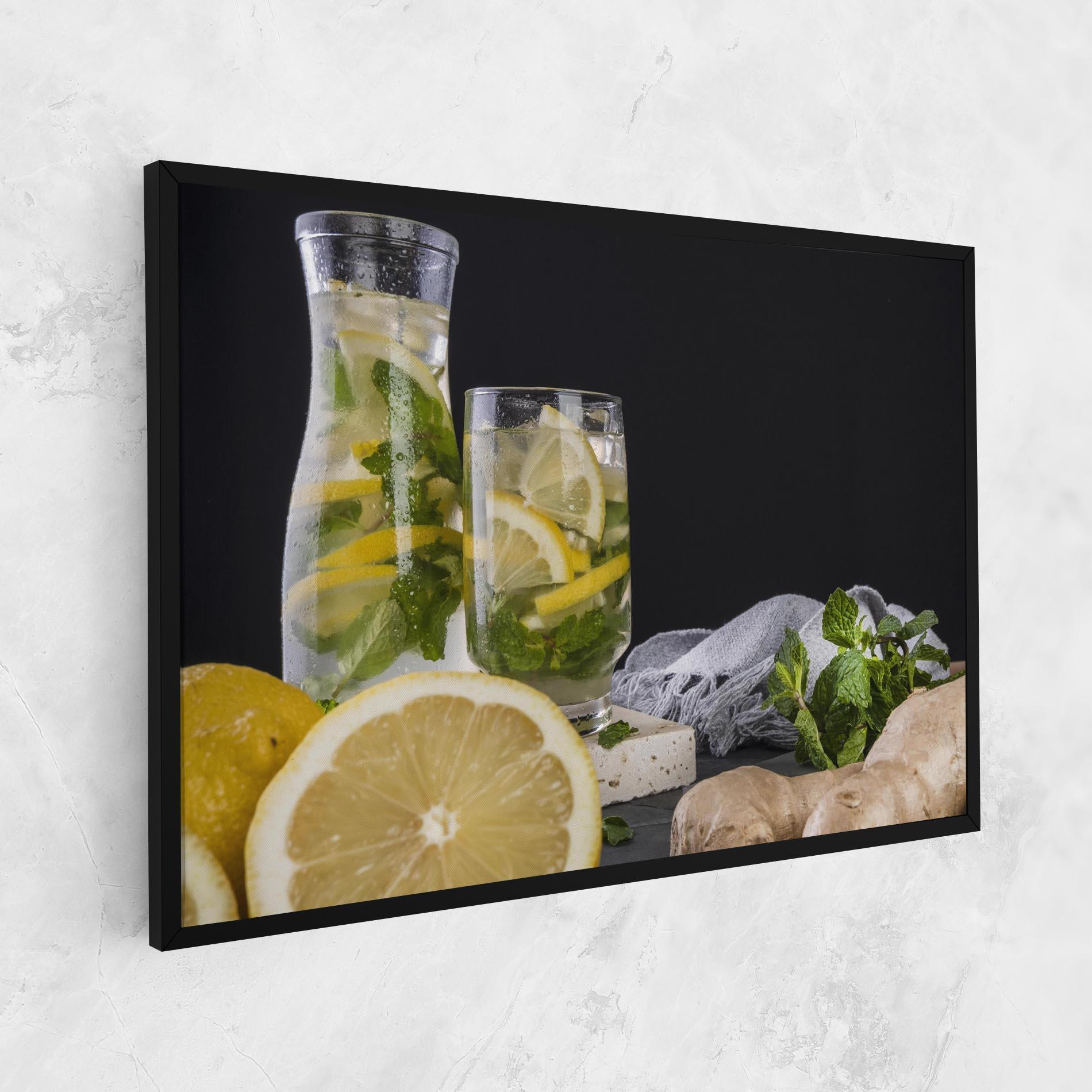 Leinwandbild Ginger Lemonade mockup 1