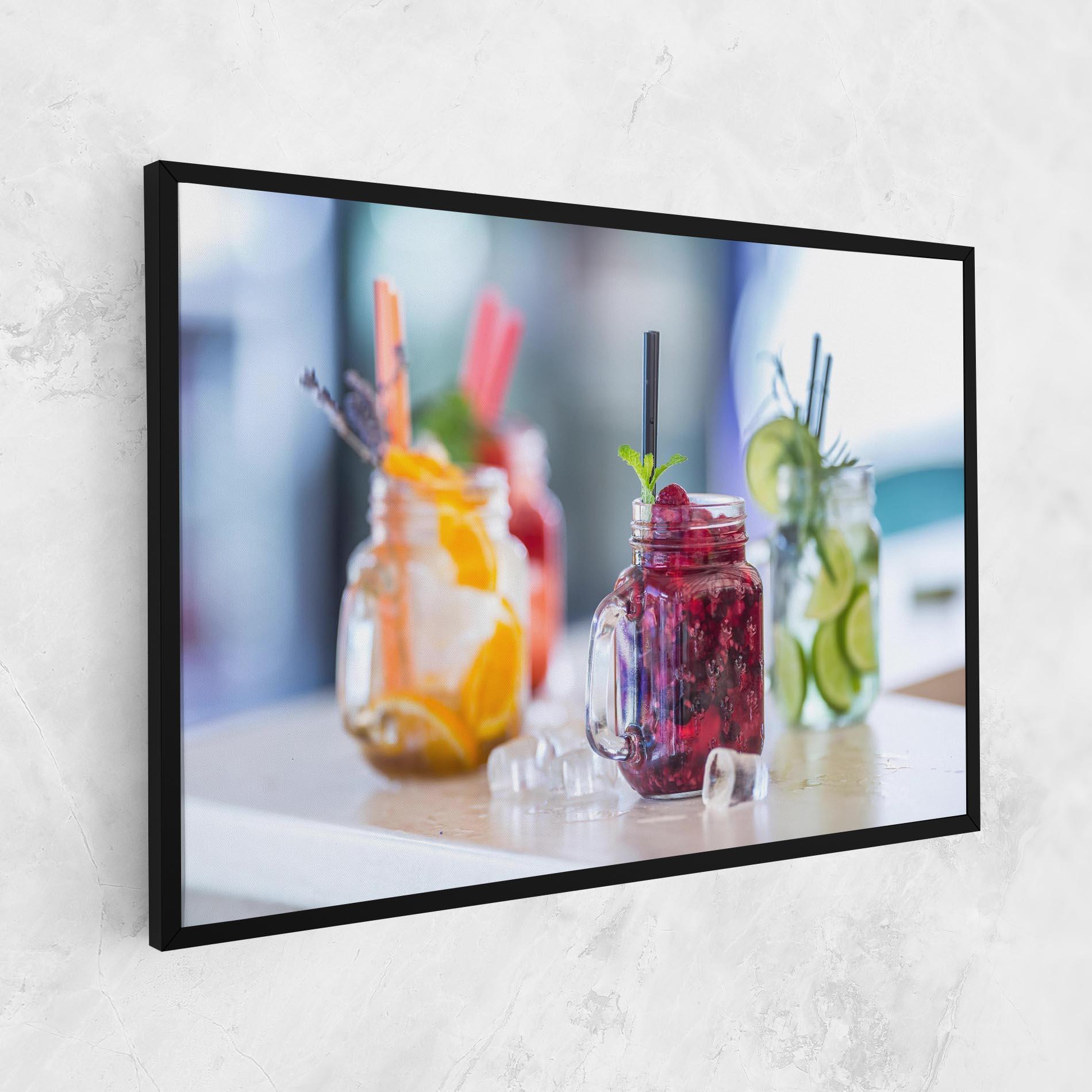 Leinwandbild Orange Lime Lemonades mockup 1