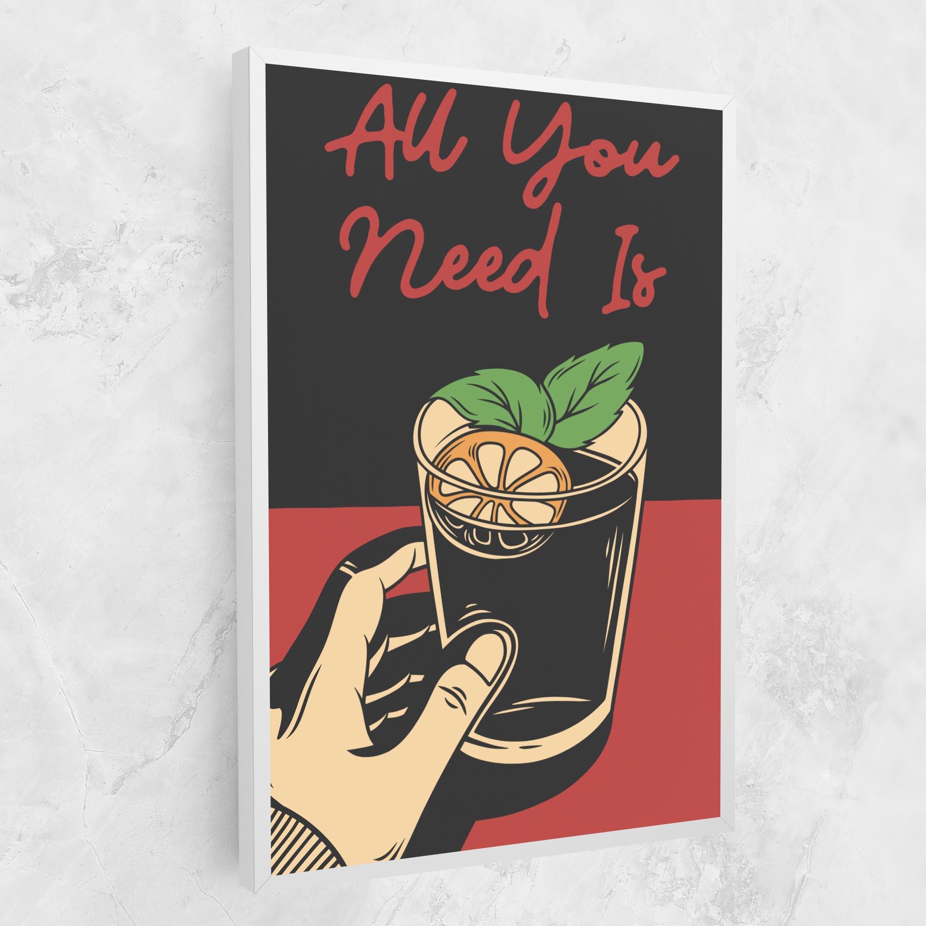 Leinwandbild All U Need mockup 1