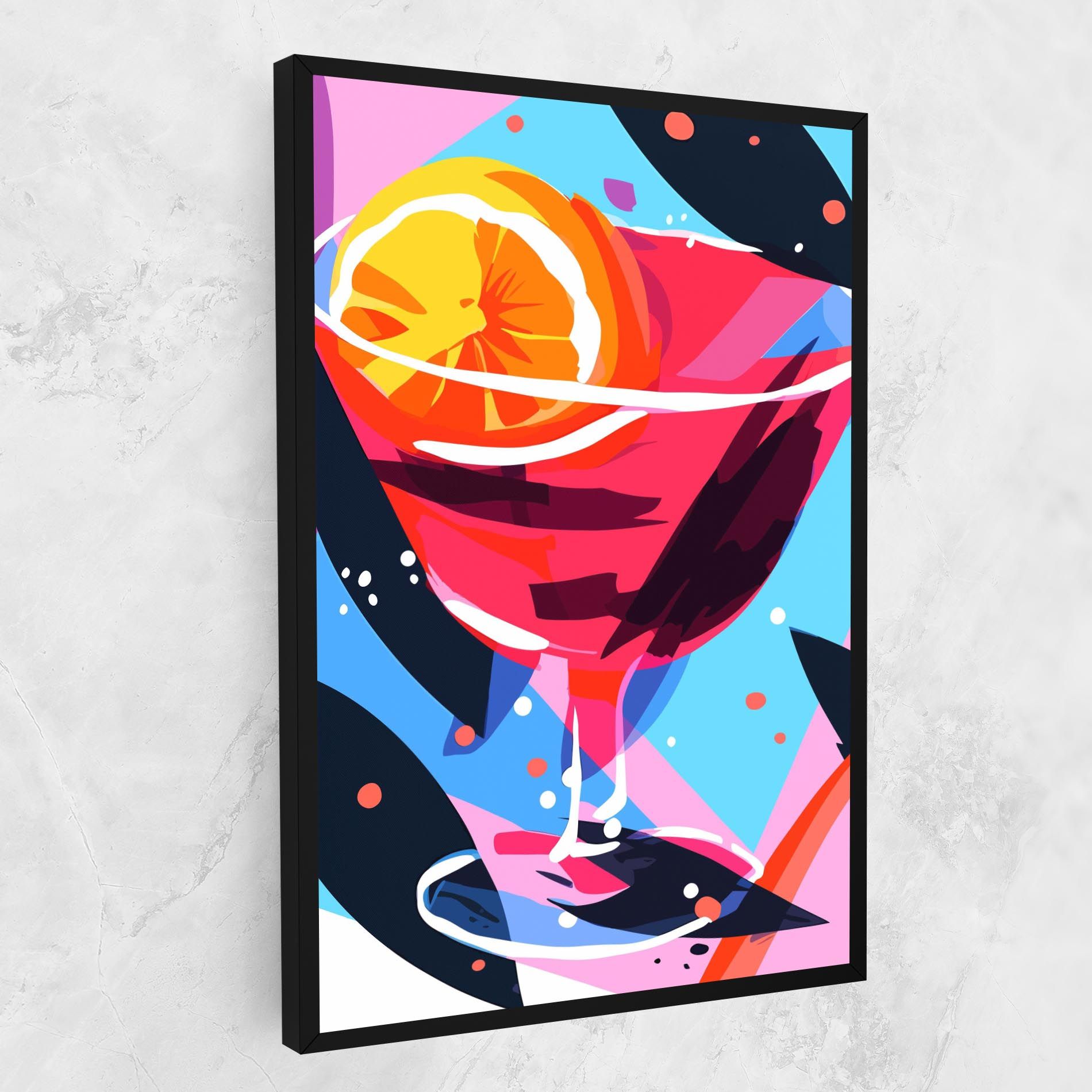 Red Cocktail Art mockup 1