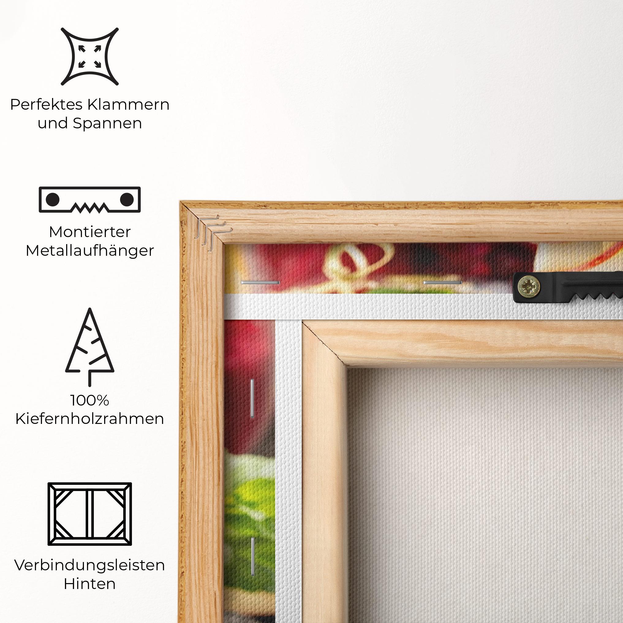 Leinwandbild Berry Drink mockup 5