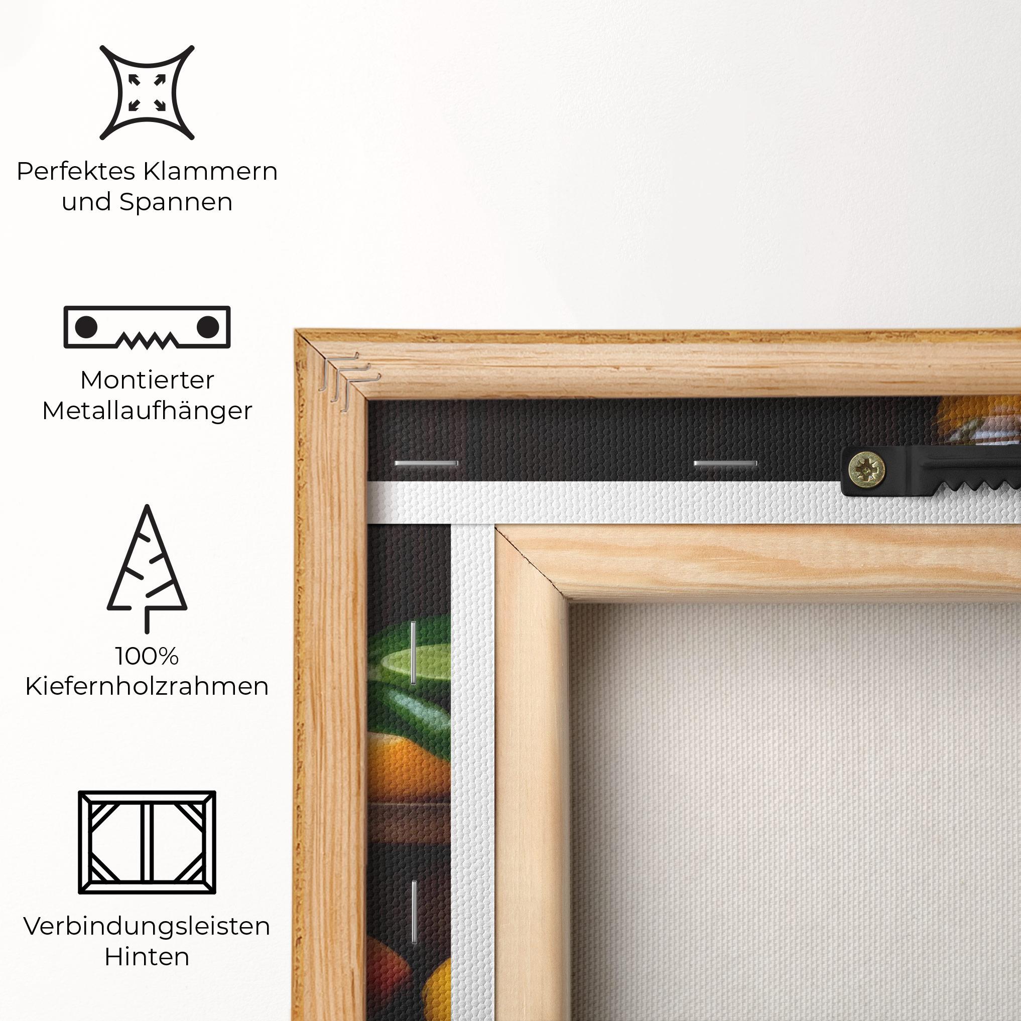 Leinwandbild Glass Of Orange Juice mockup 5