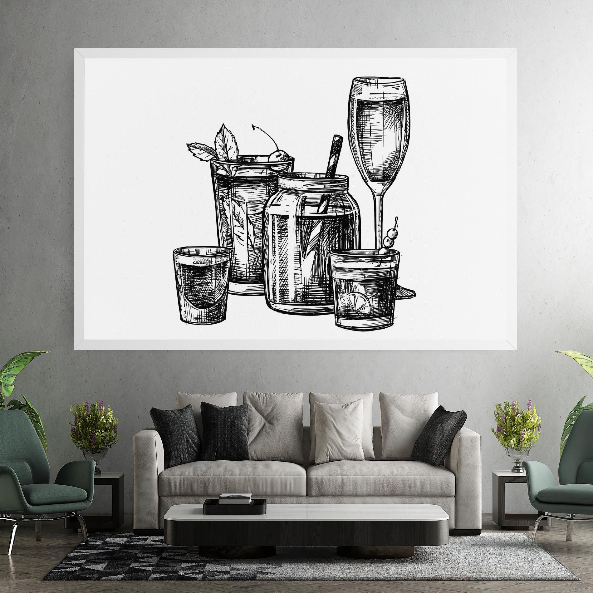 Black Line Drinks mockup 7