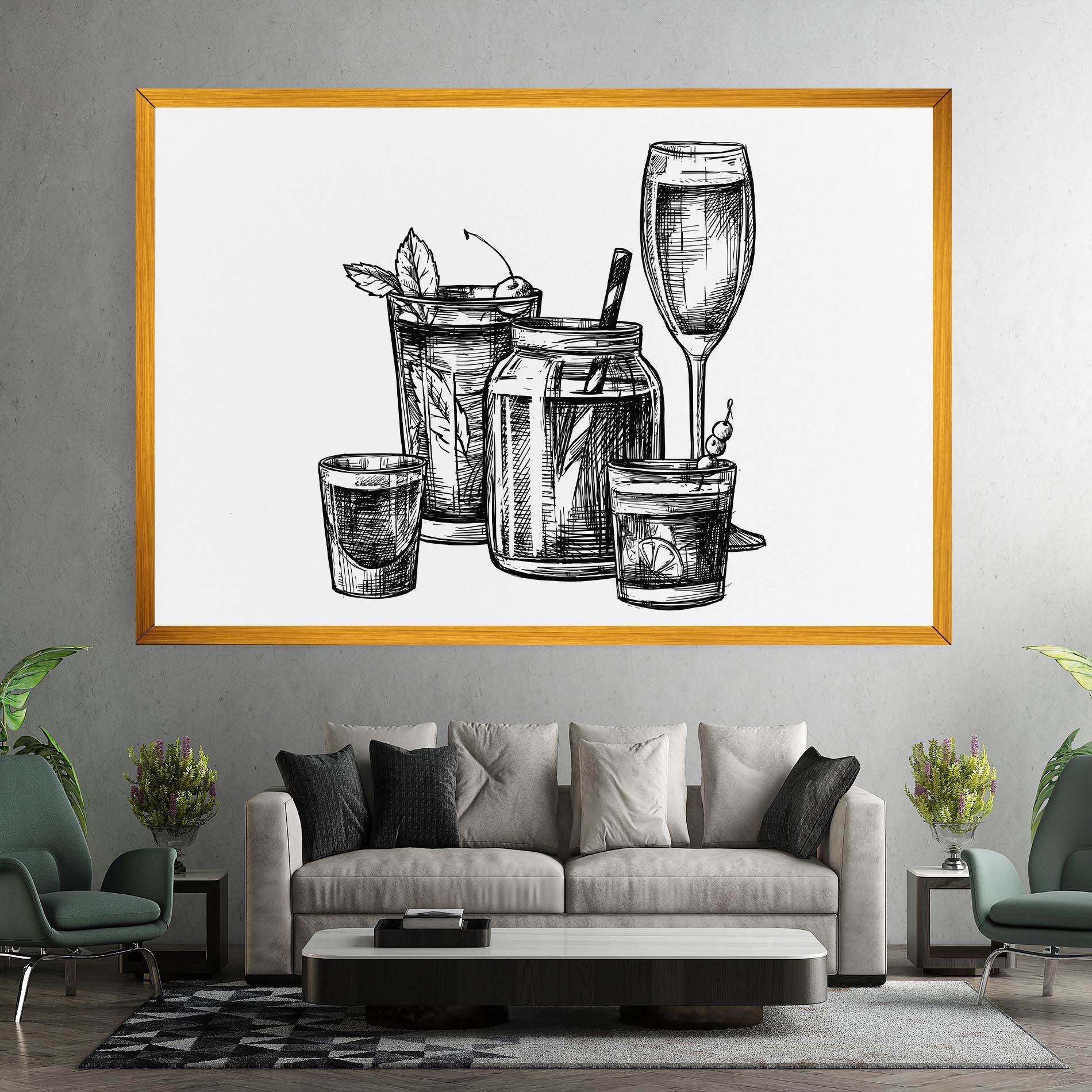 Black Line Drinks mockup 7