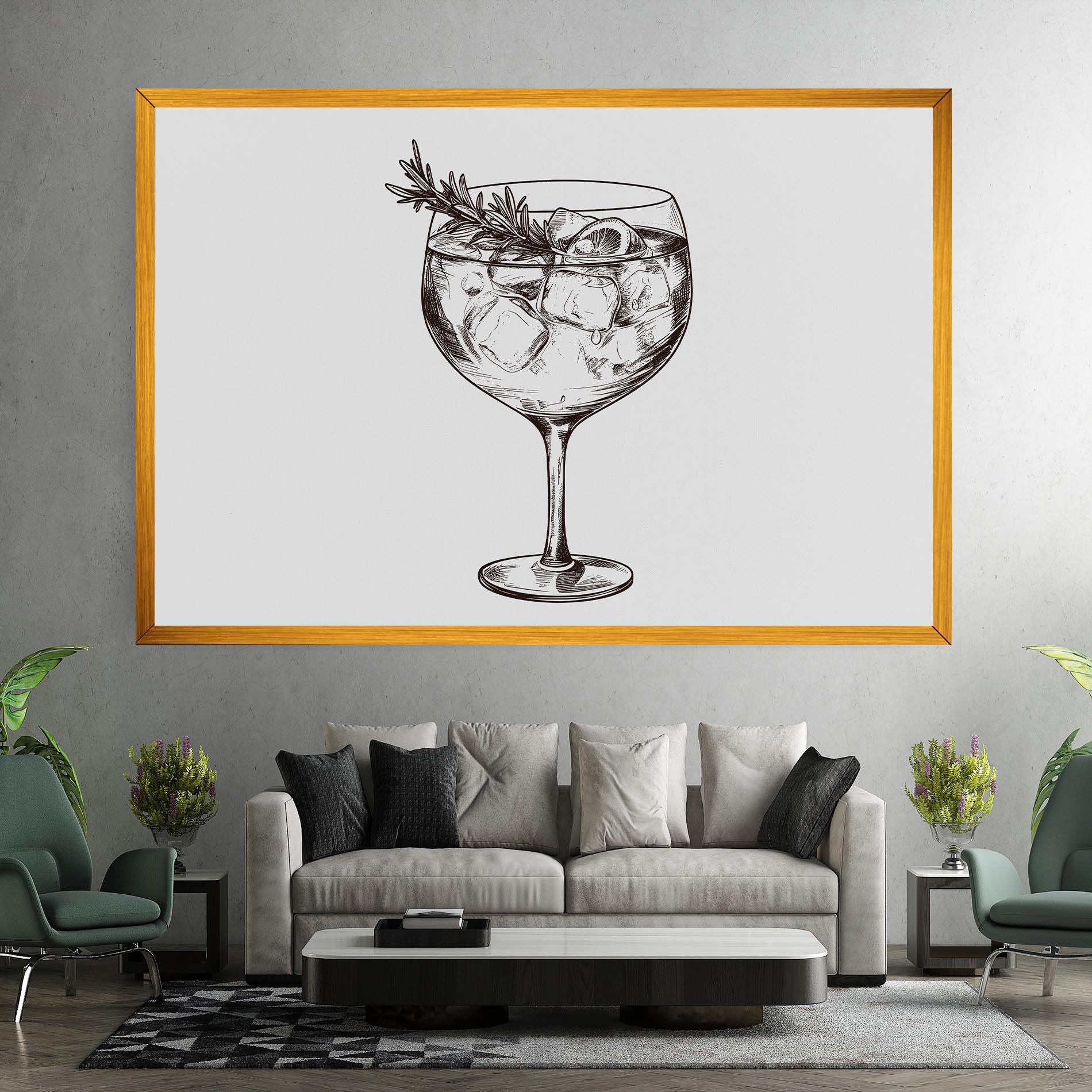 Leinwandbild Gintonic mockup 7