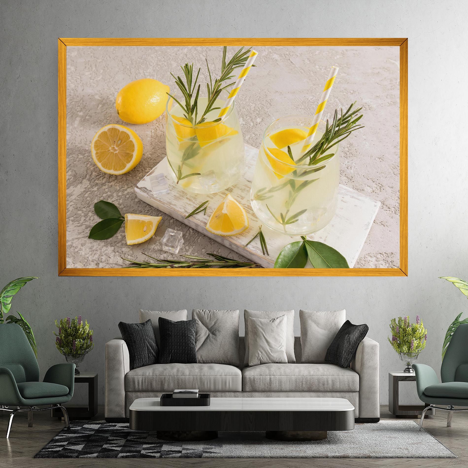 Homemade Rosemary Drink mockup 7