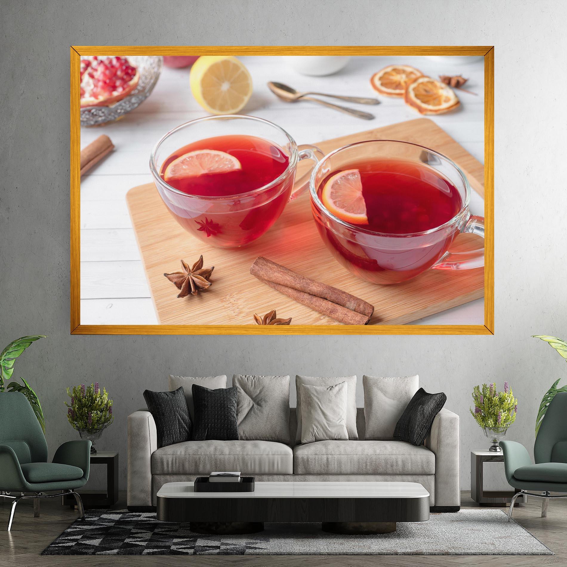 Leinwandbild Pomegranate Lemon mockup 7