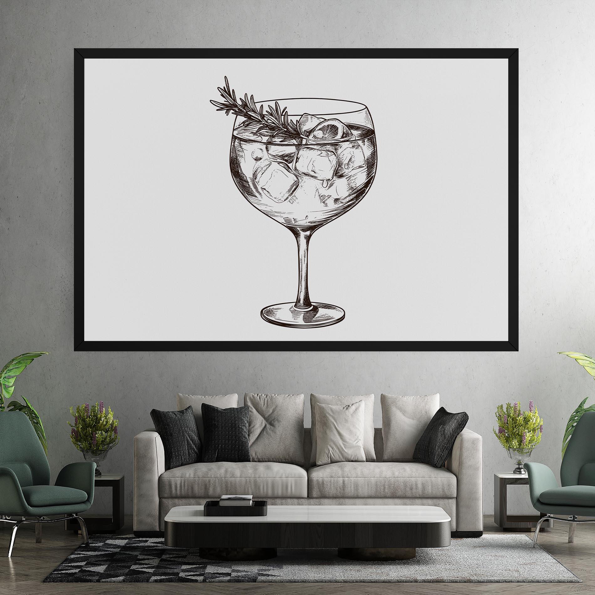 Leinwandbild Gintonic mockup 7