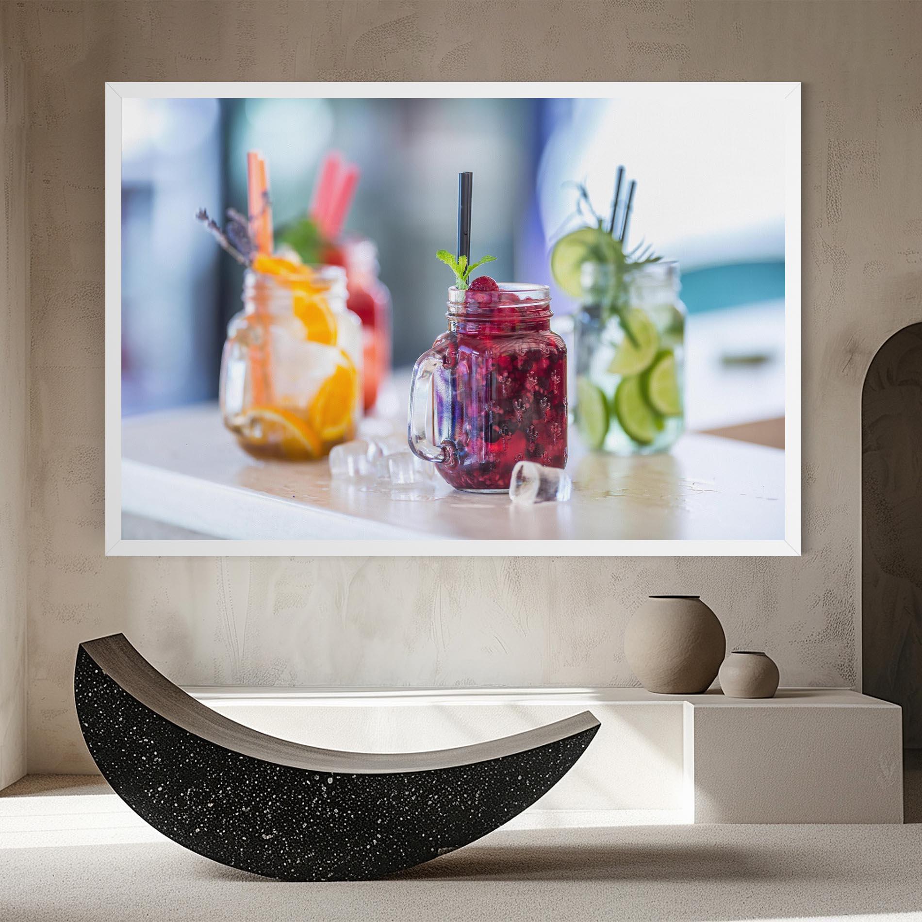 Leinwandbild Orange Lime Lemonades mockup 8