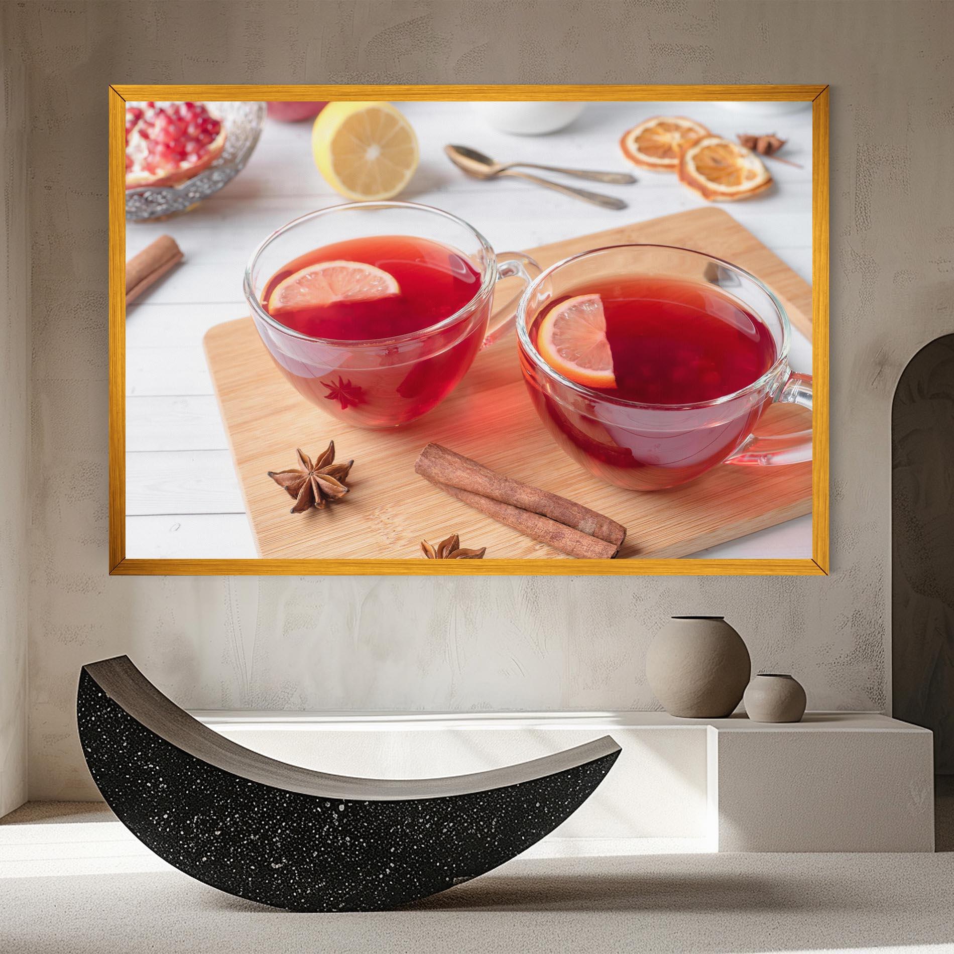Leinwandbild Pomegranate Lemon mockup 8