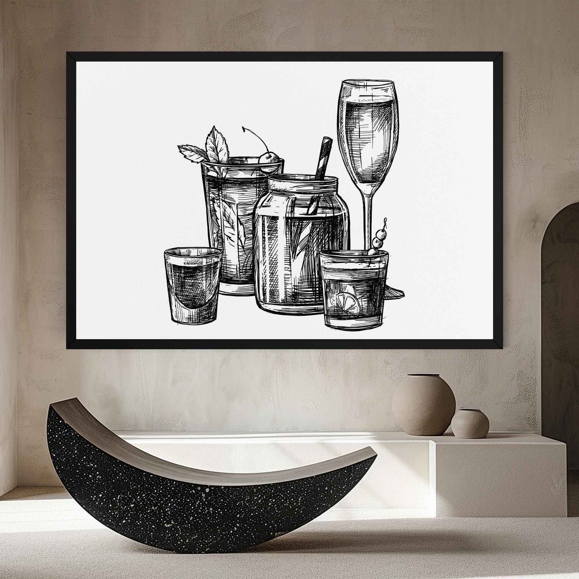 Black Line Drinks mockup 8