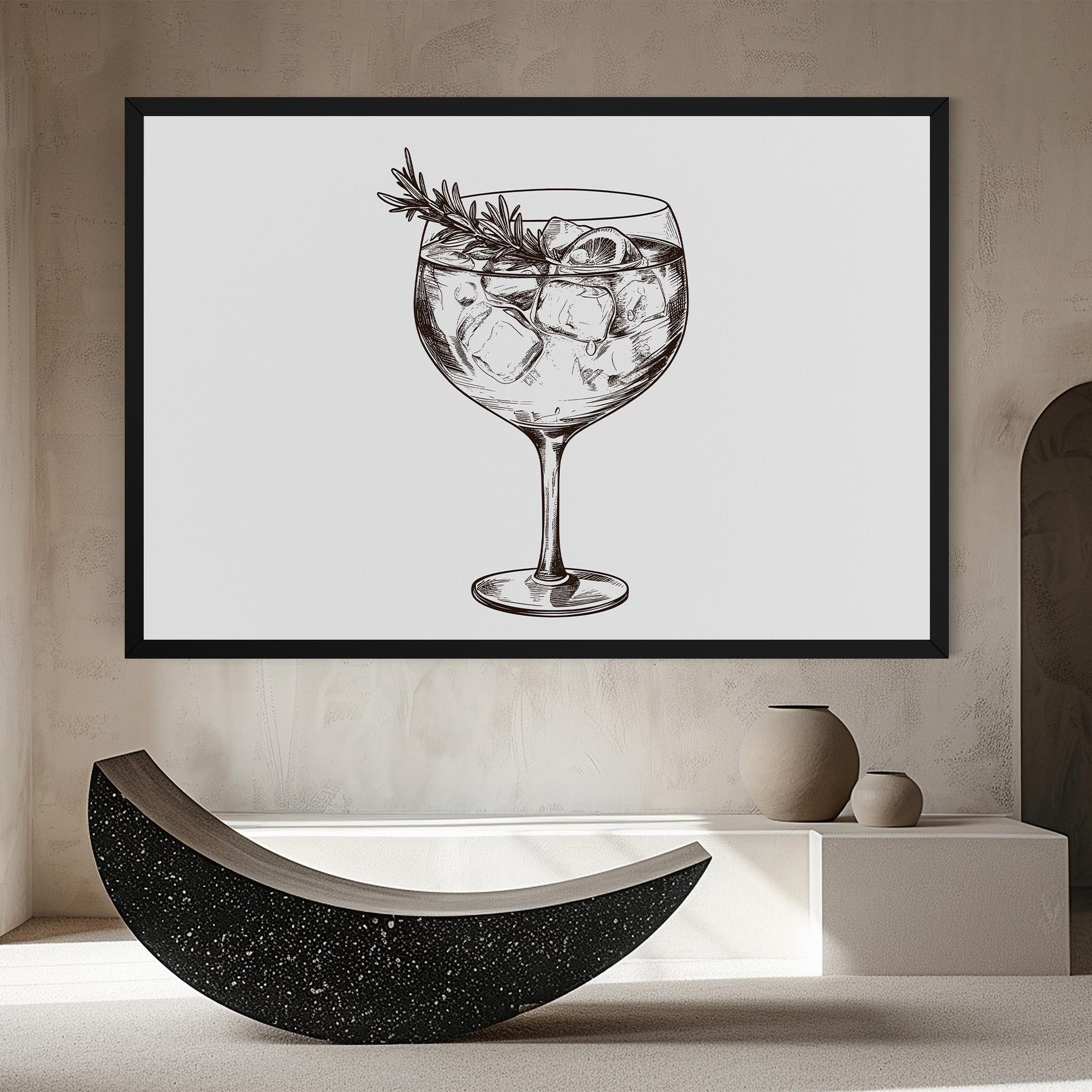 Leinwandbild Gintonic mockup 8
