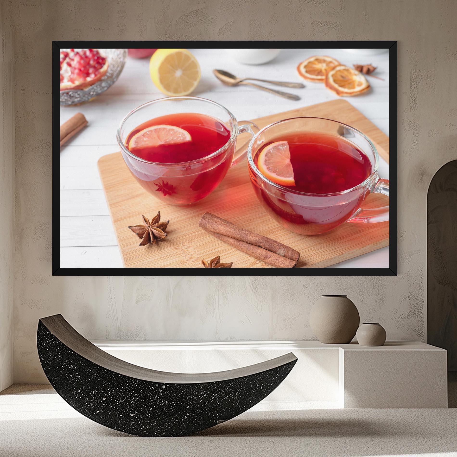 Leinwandbild Pomegranate Lemon mockup 8