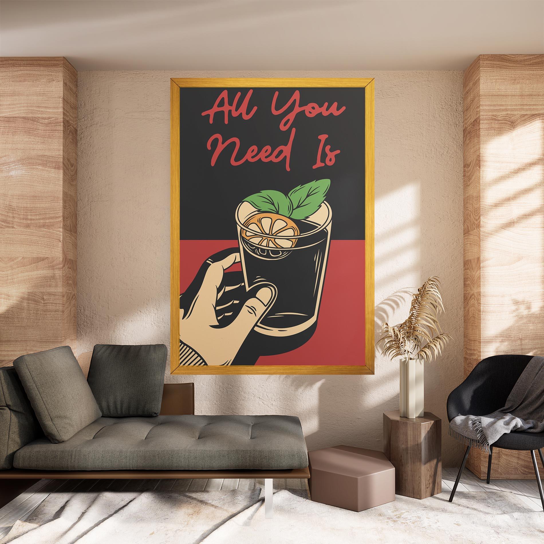 Leinwandbild All U Need mockup 8