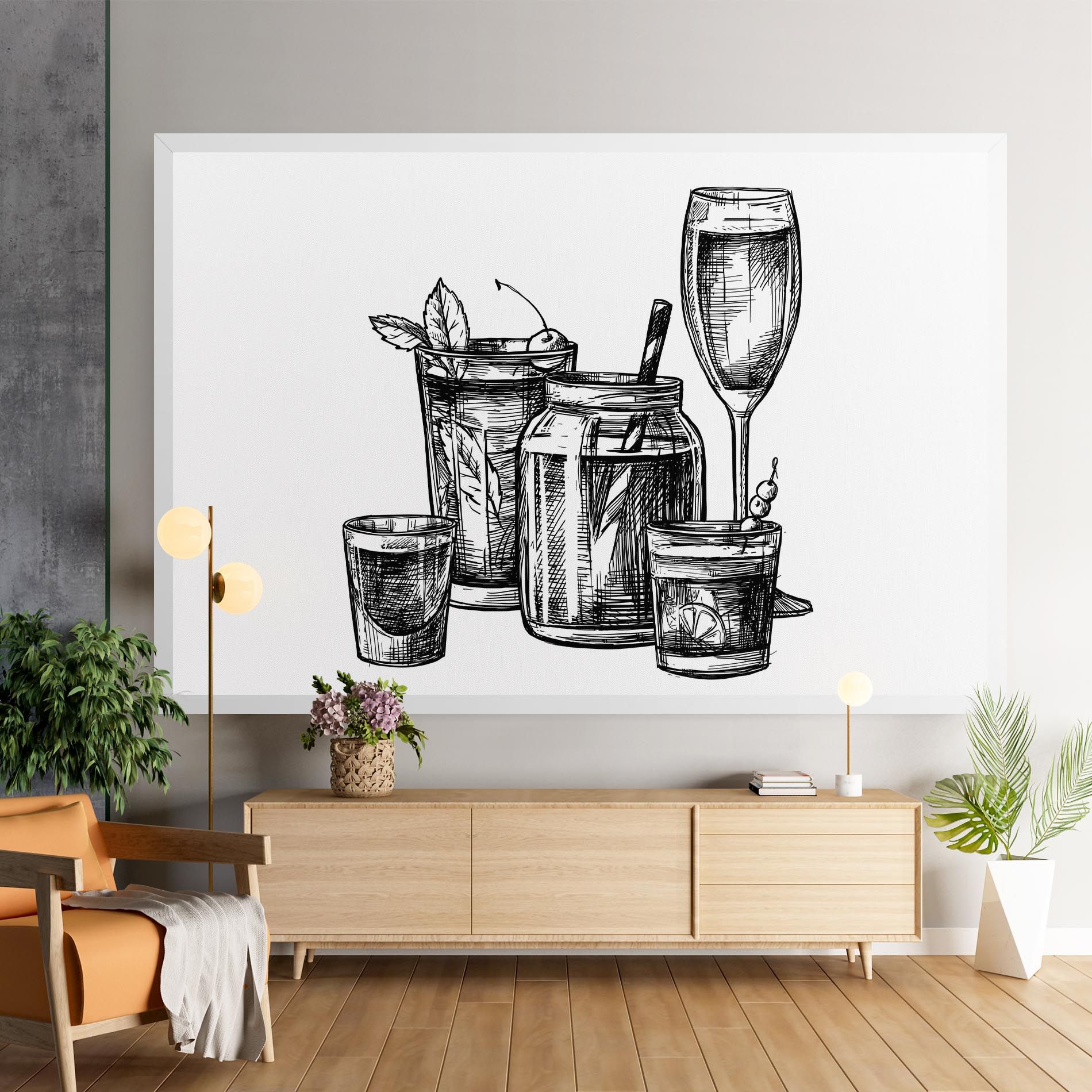 Black Line Drinks mockup 9