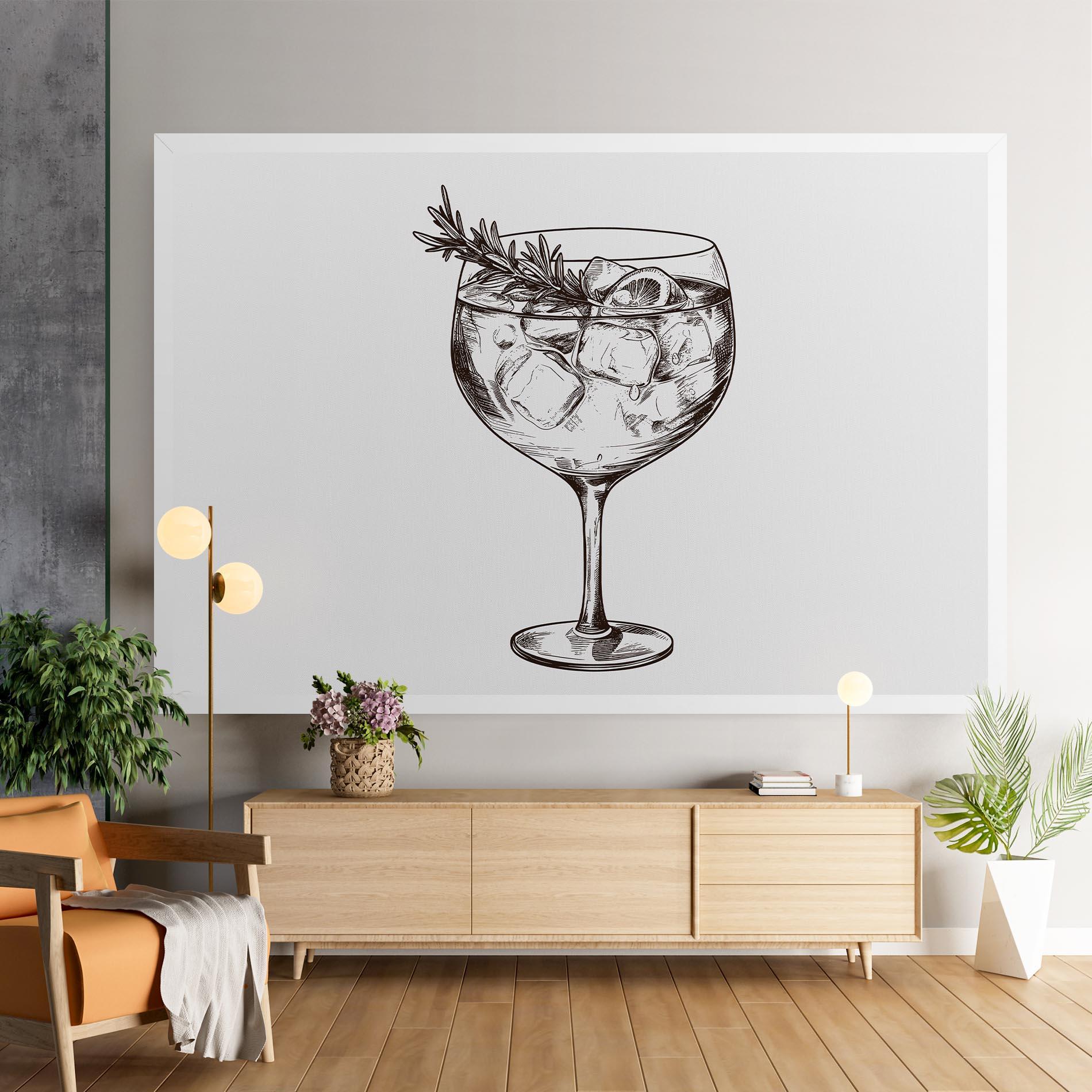 Leinwandbild Gintonic mockup 9