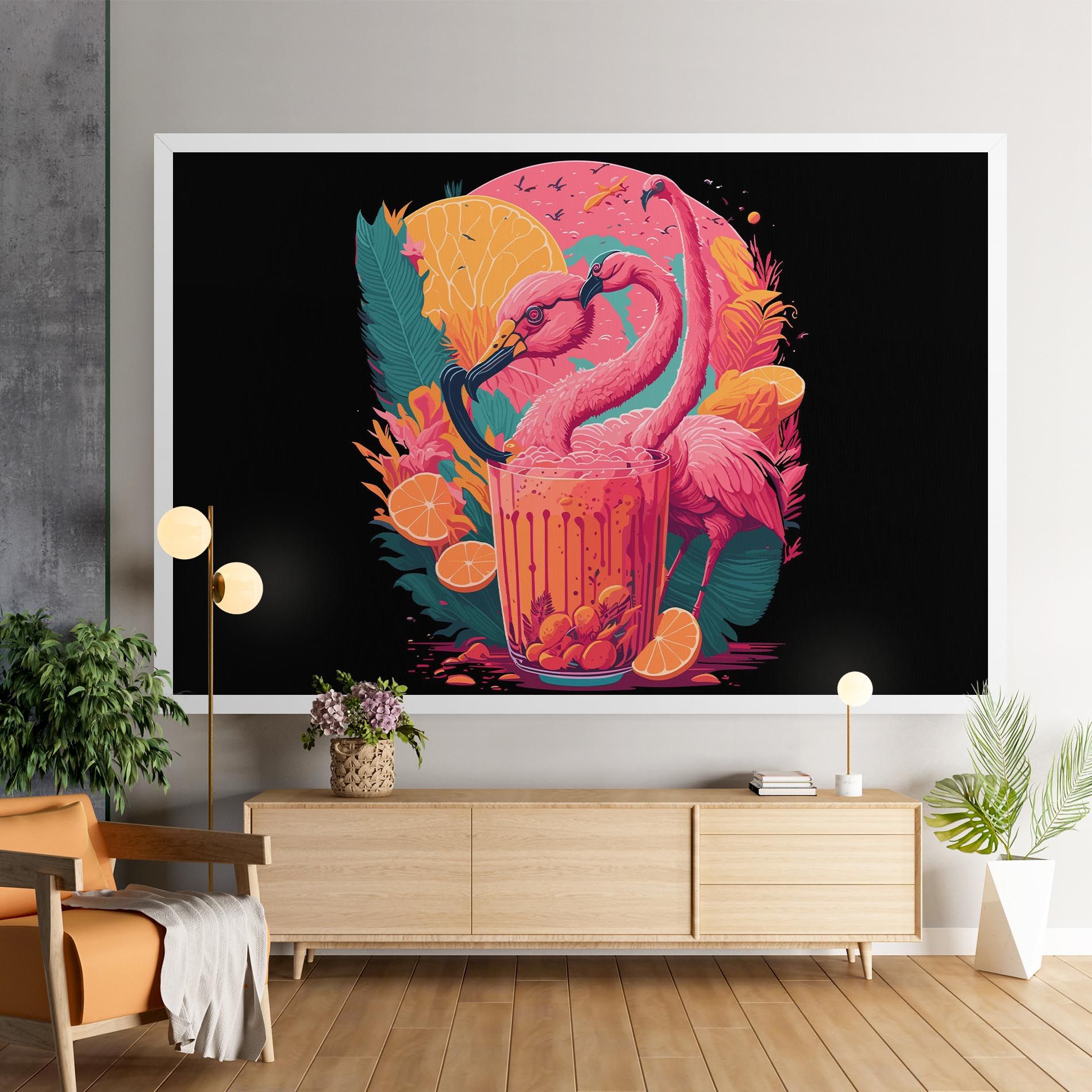 Pink Bird Drink mockup 9