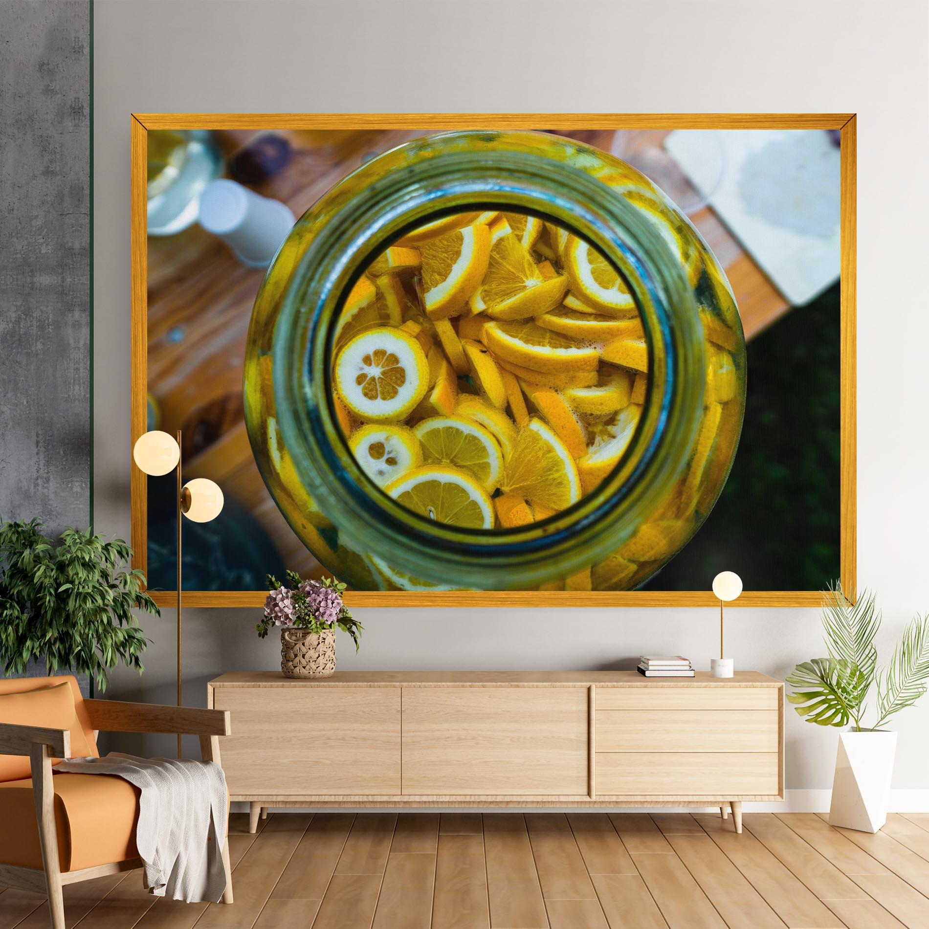 Leinwandbild Big Limonade mockup 9