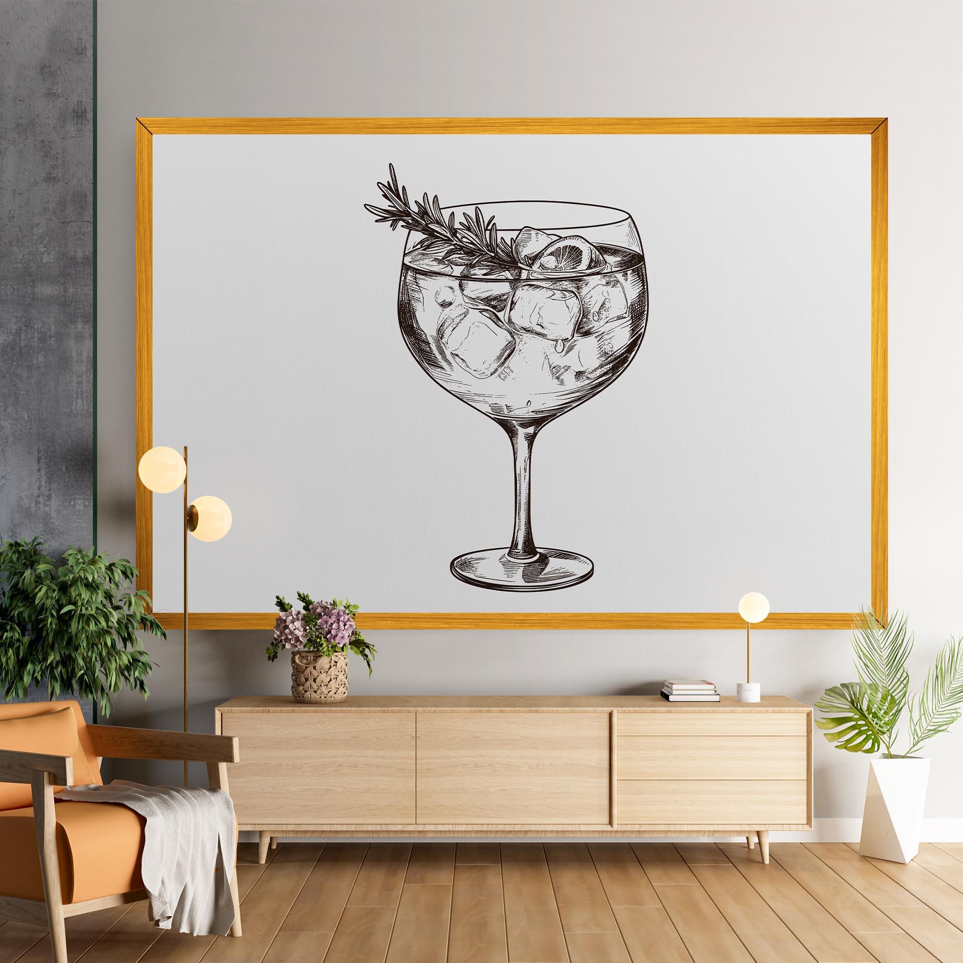 Leinwandbild Gintonic mockup 9
