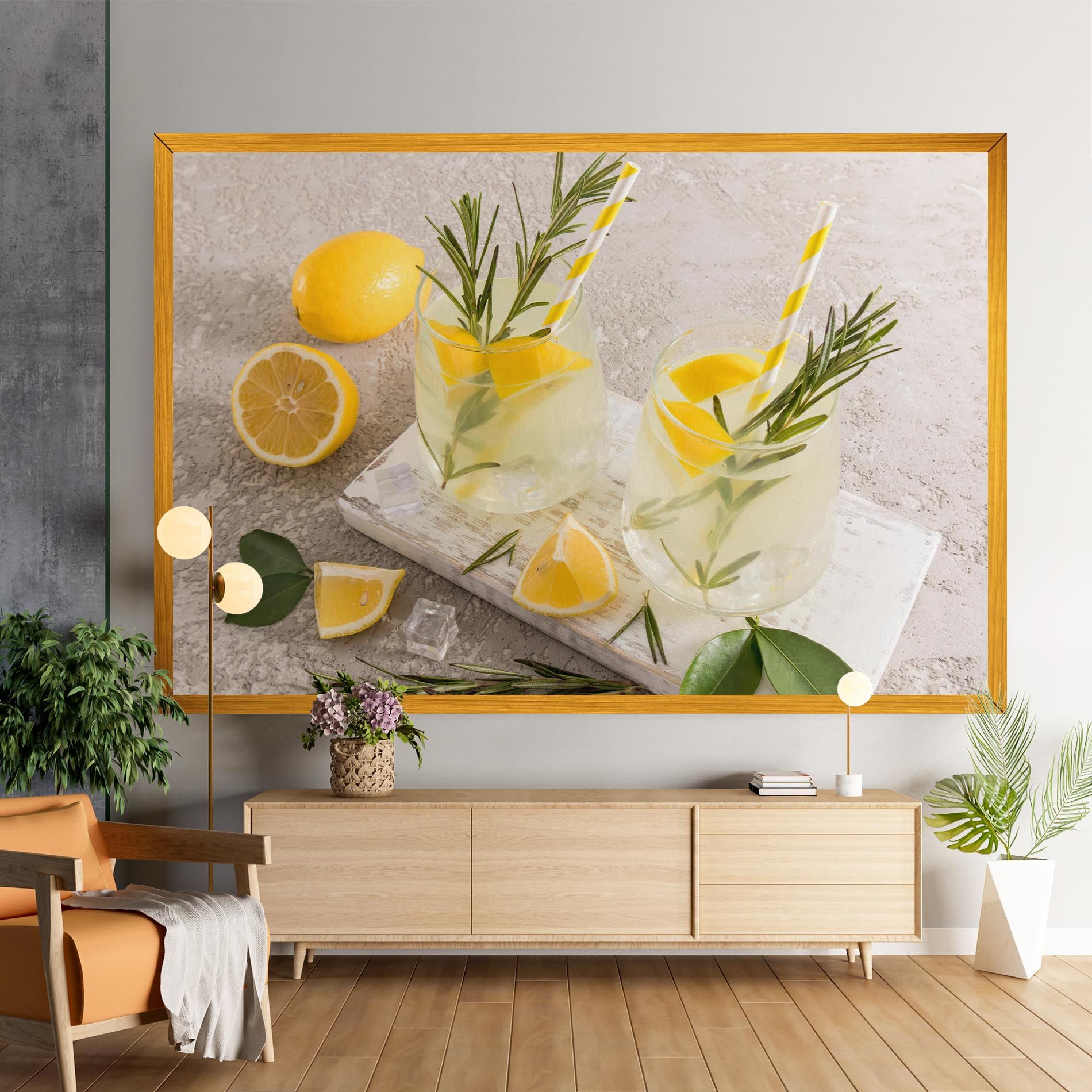 Homemade Rosemary Drink mockup 9