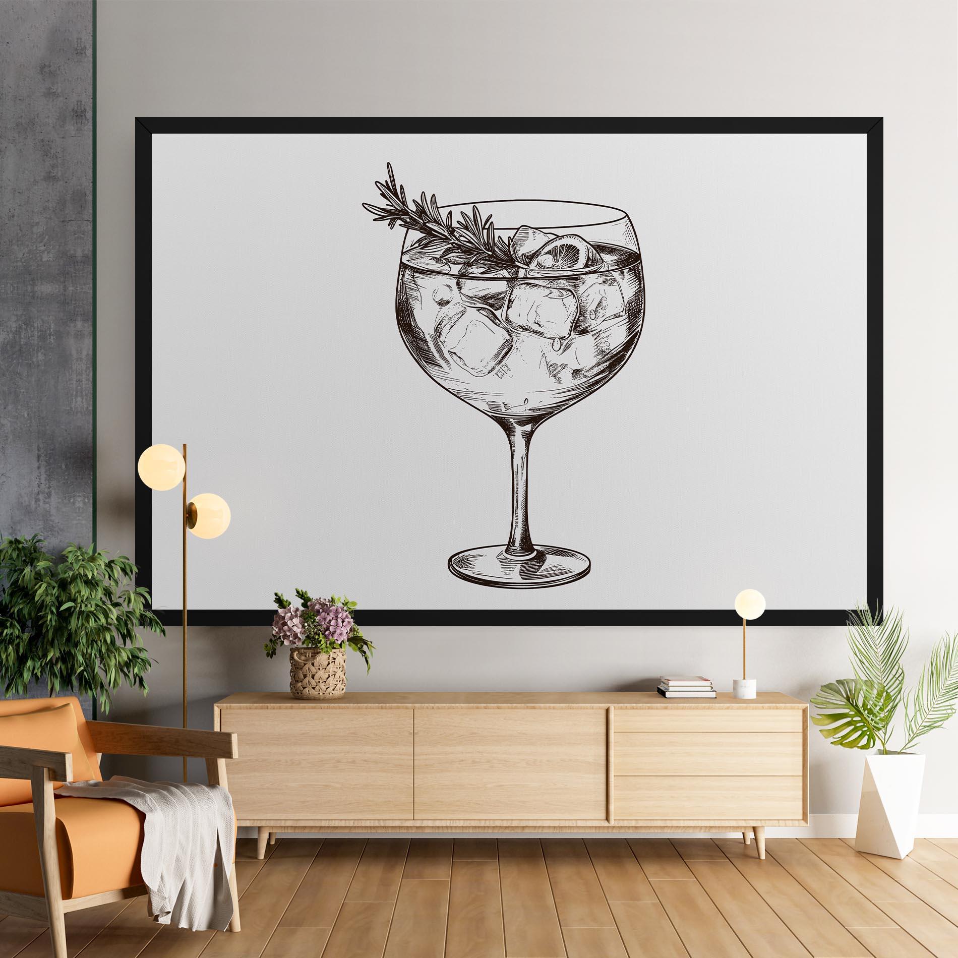 Leinwandbild Gintonic mockup 9