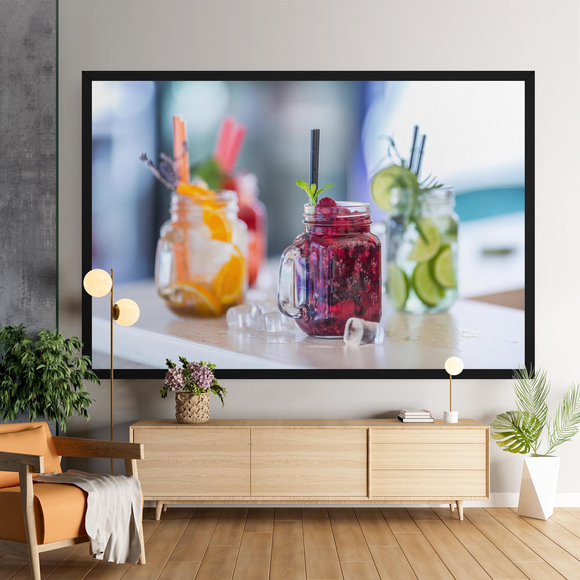 Leinwandbild Orange Lime Lemonades mockup 9