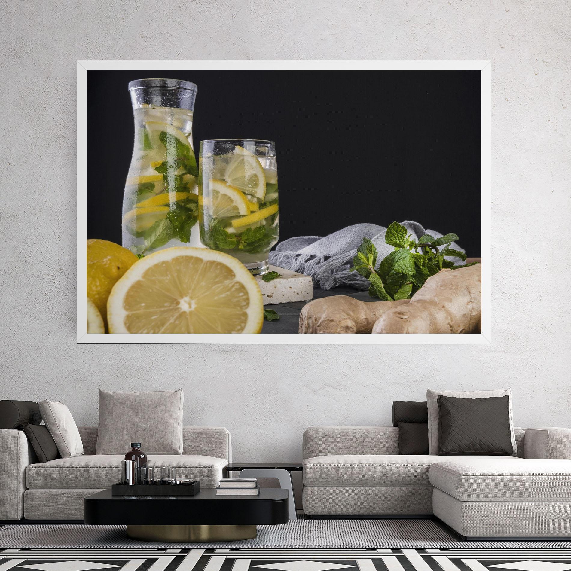 Leinwandbild Ginger Lemonade mockup 2