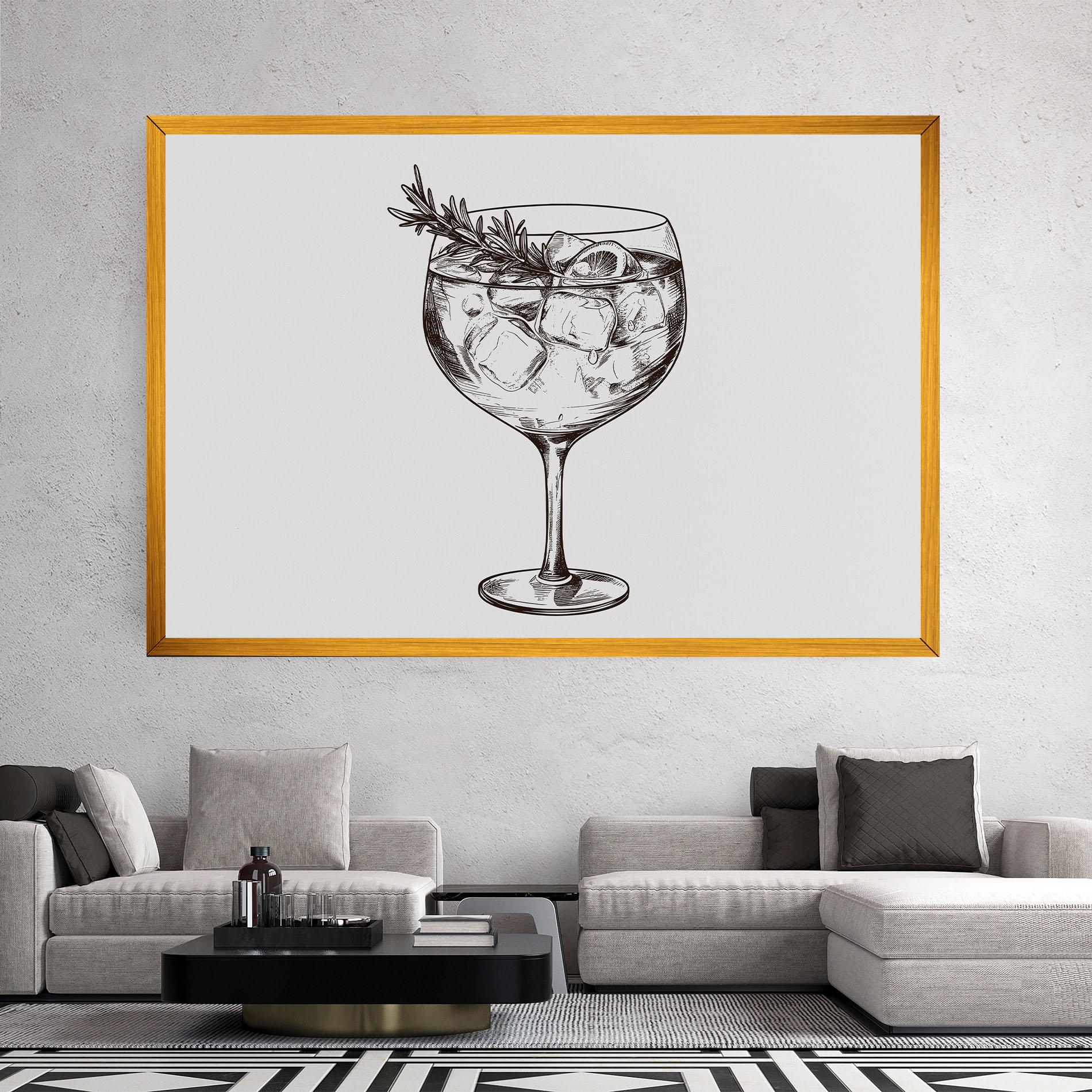 Leinwandbild Gintonic mockup 2
