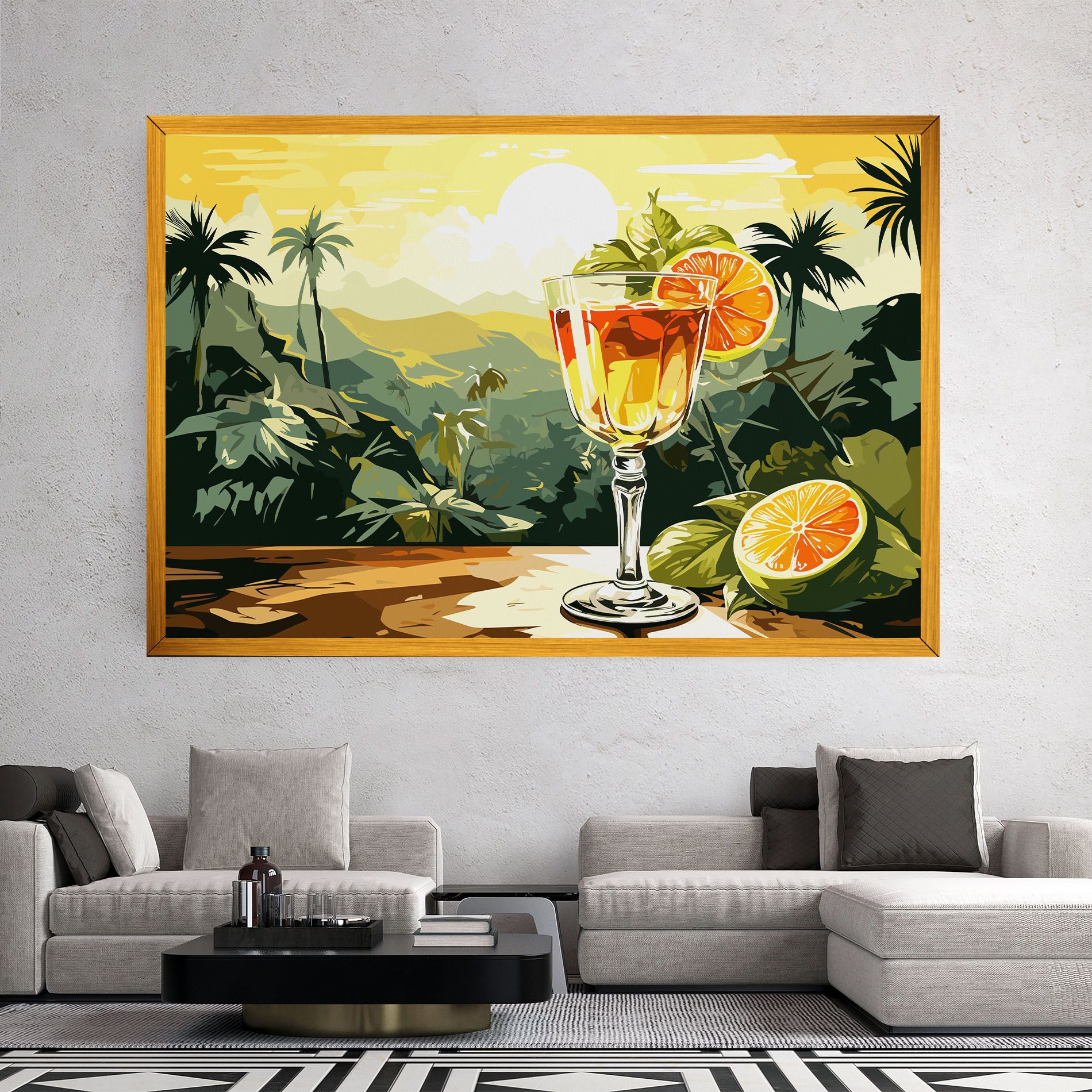 Orange Drink mockup 2