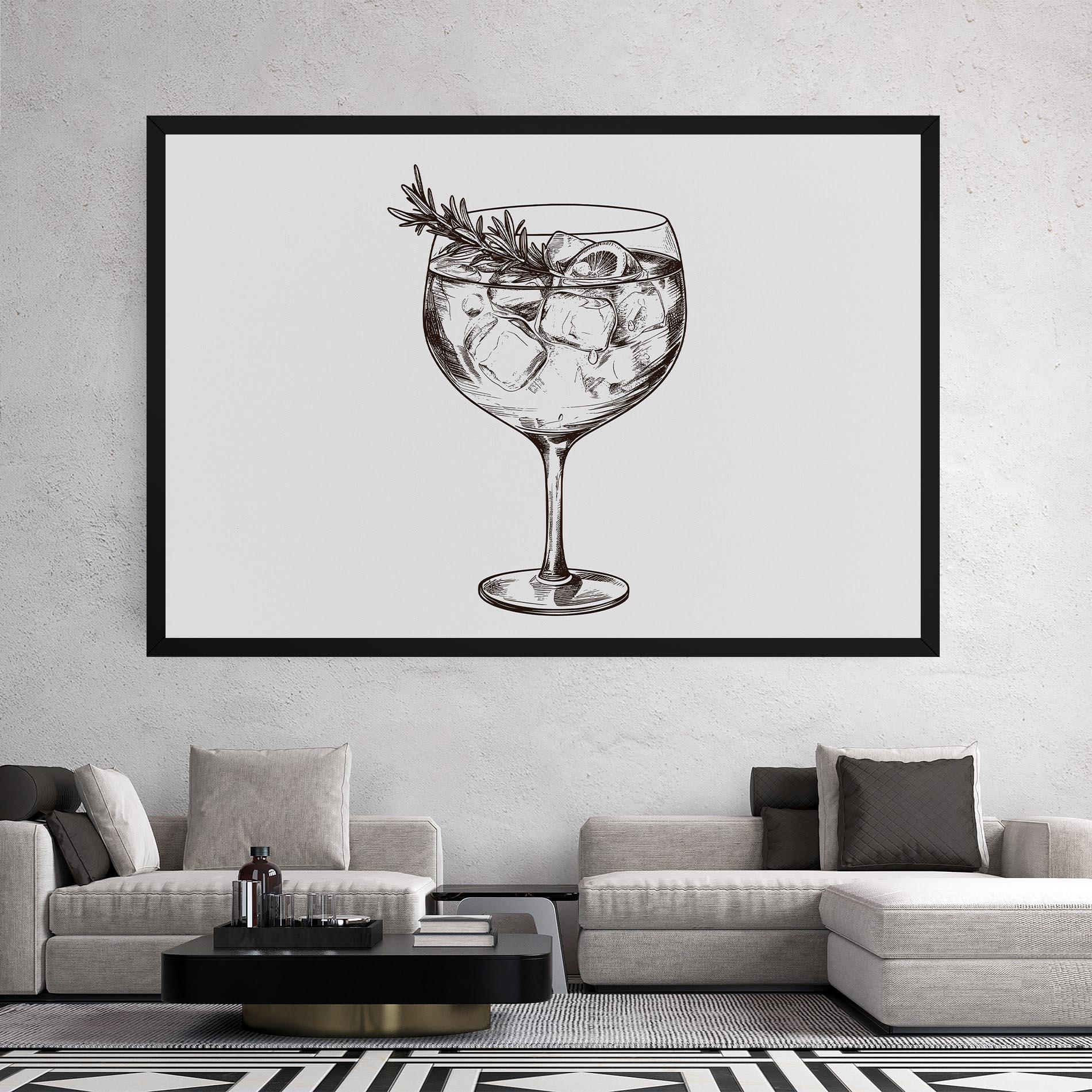 Leinwandbild Gintonic mockup 2