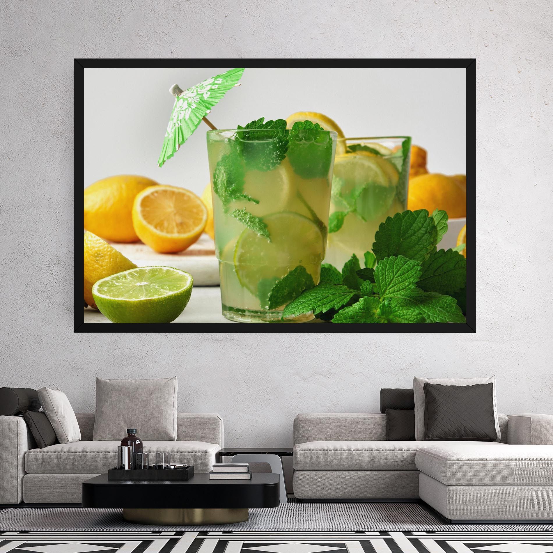 Mint Leaves Lemonade mockup 2
