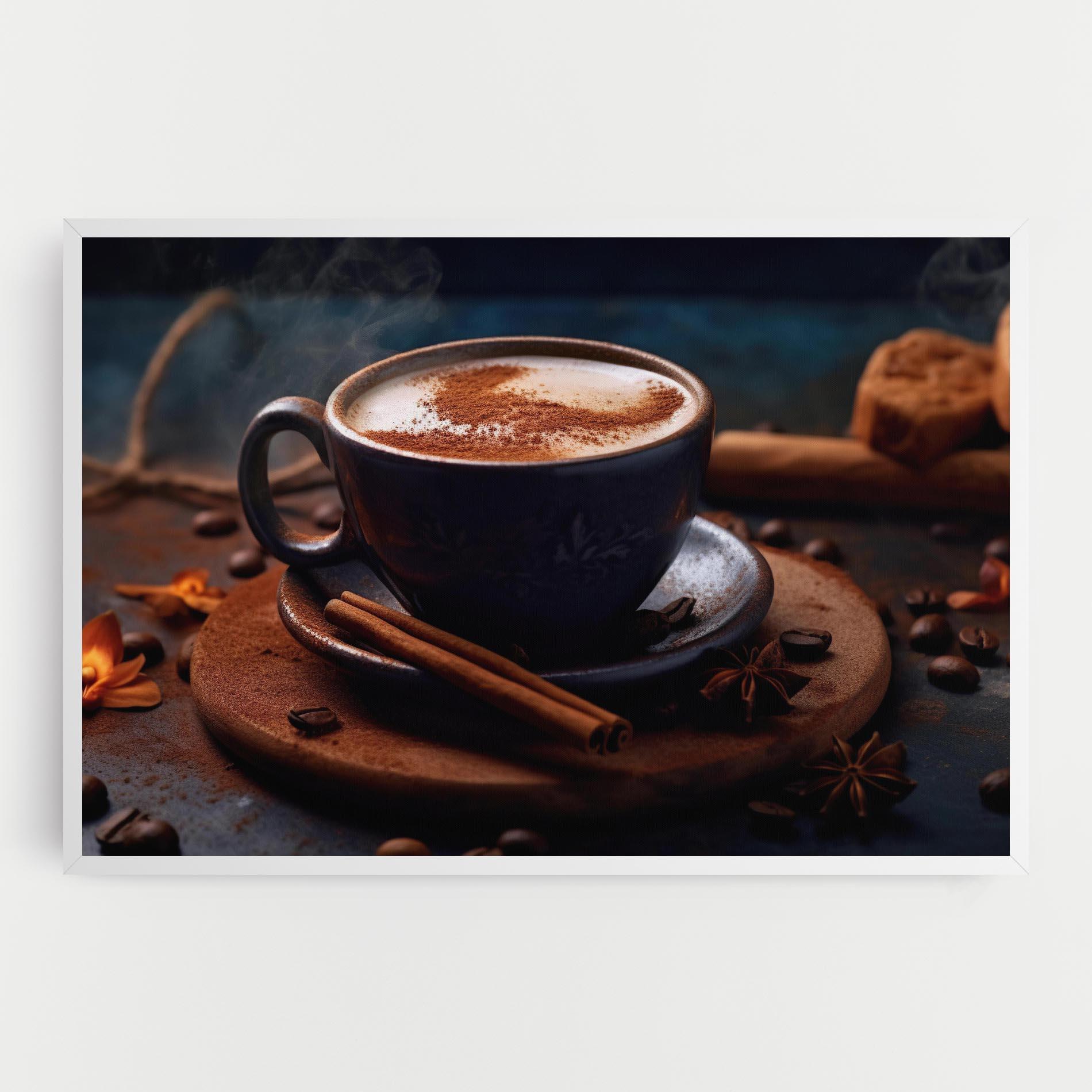 Leinwandbild Cinnamon Coffee Cup mockup 0