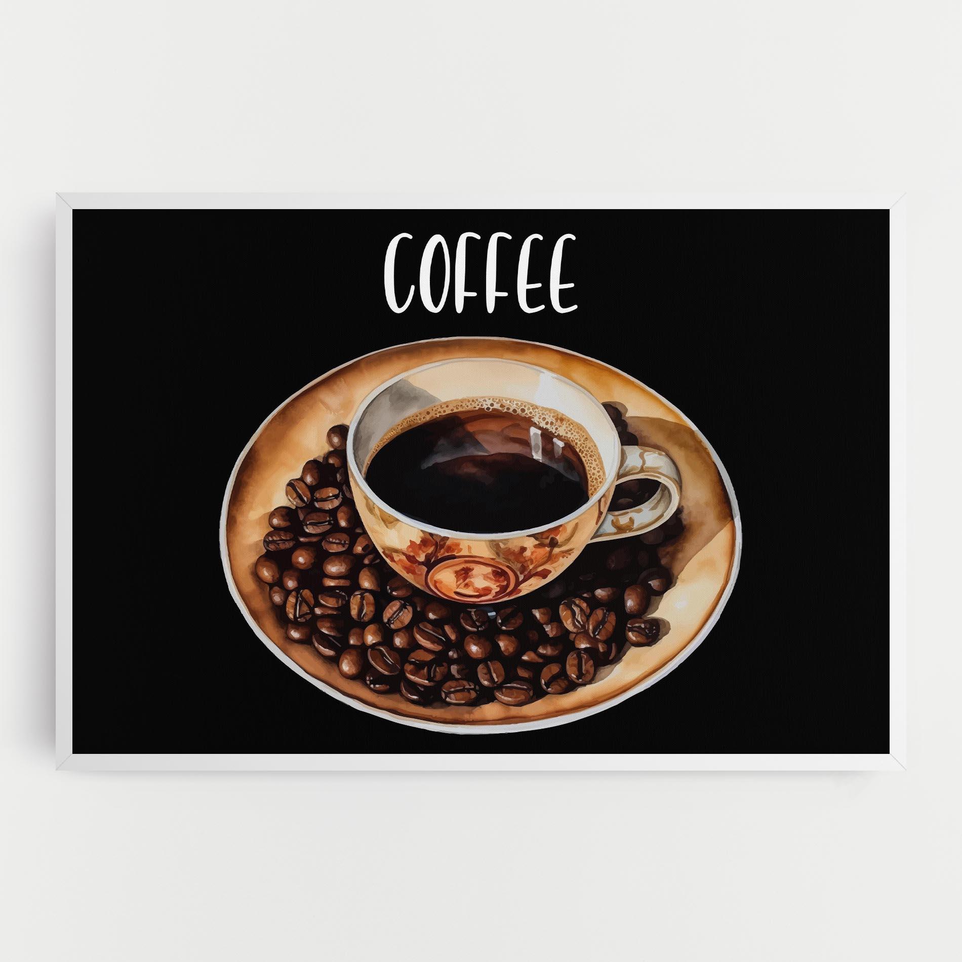 Leinwandbild Coffe Art mockup 0