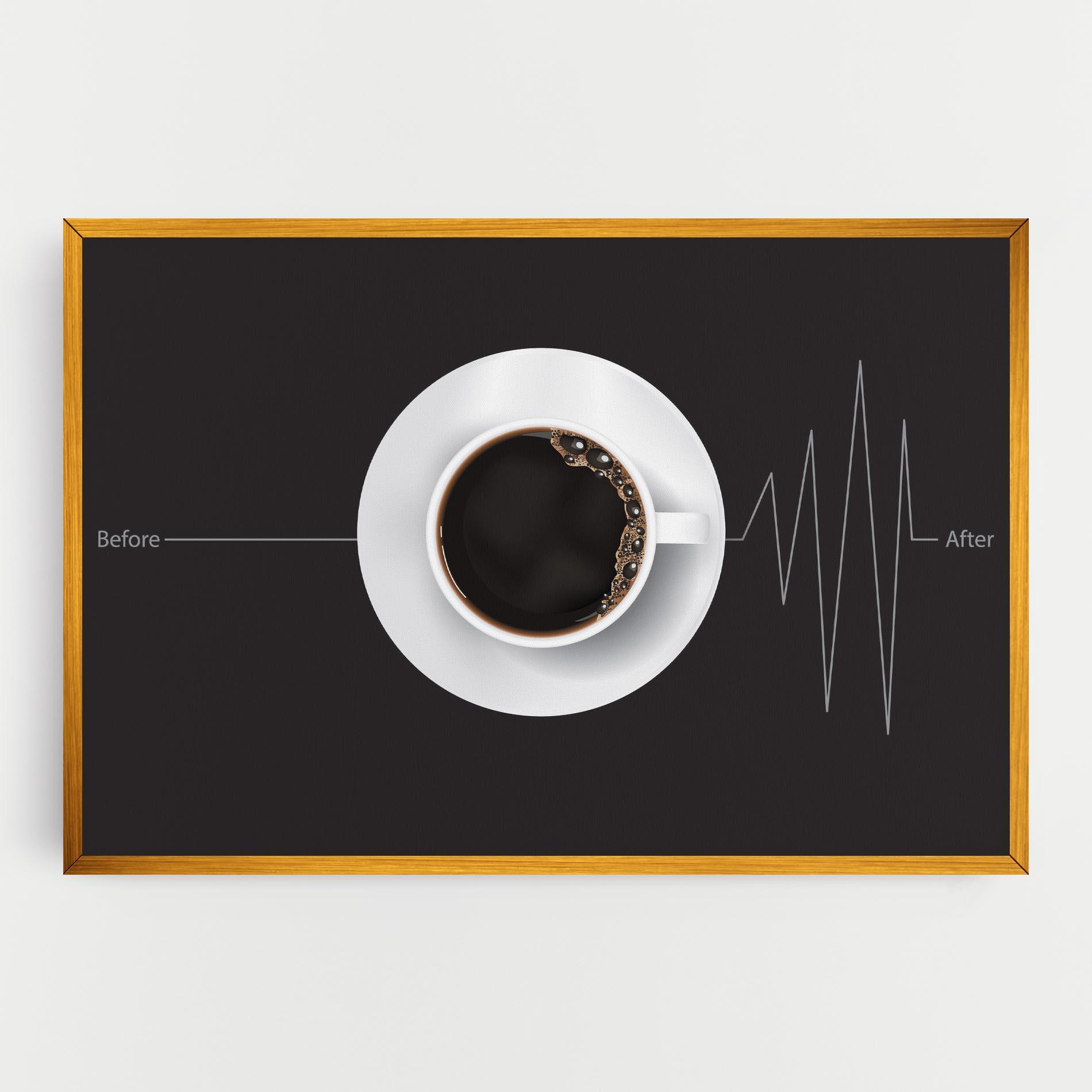 Leinwandbild After Coffee mockup 0