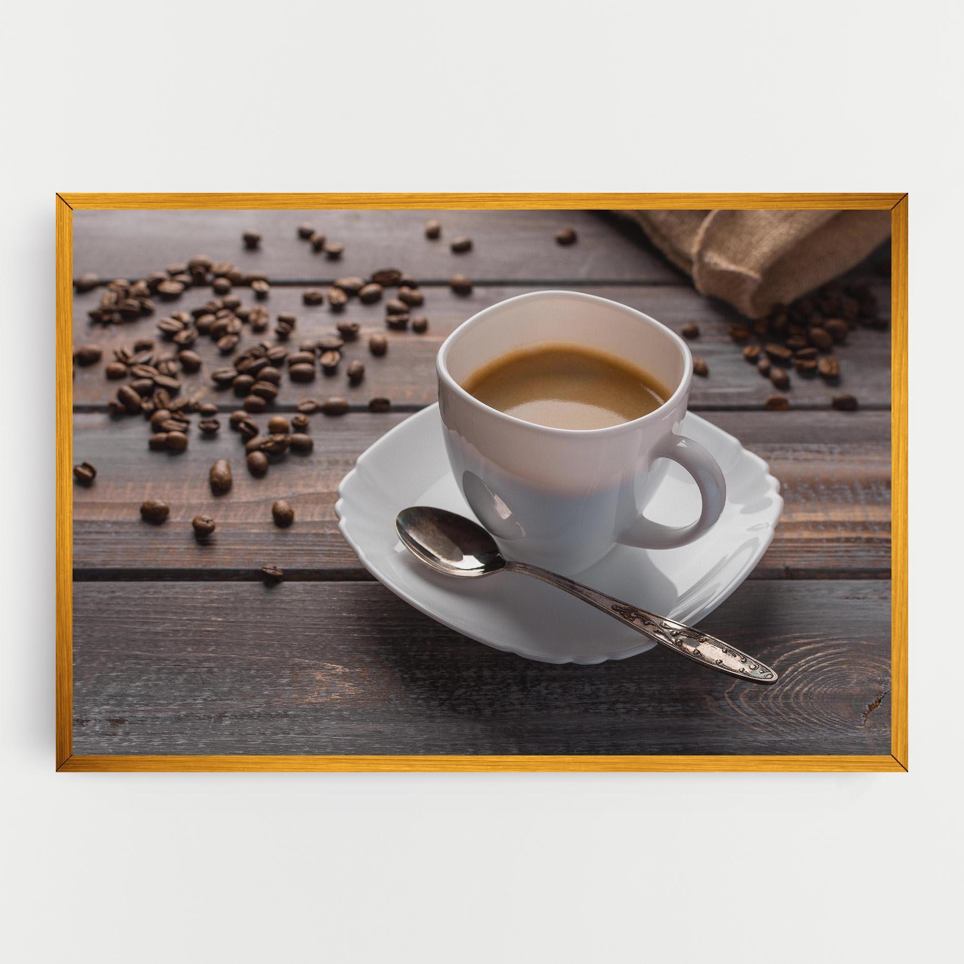 Leinwandbild Aroma Coffee mockup 0