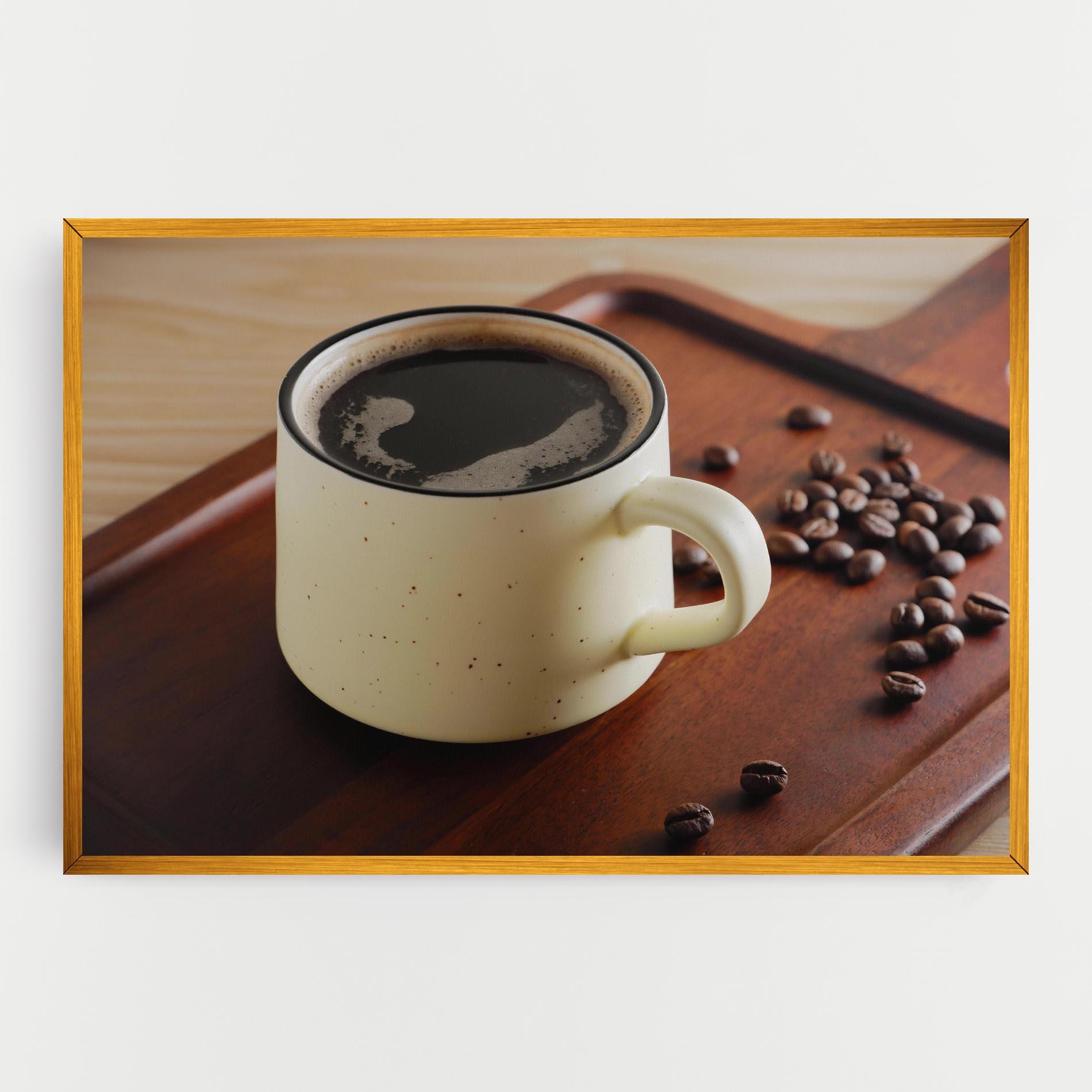 Leinwandbild Coffee Served mockup 0