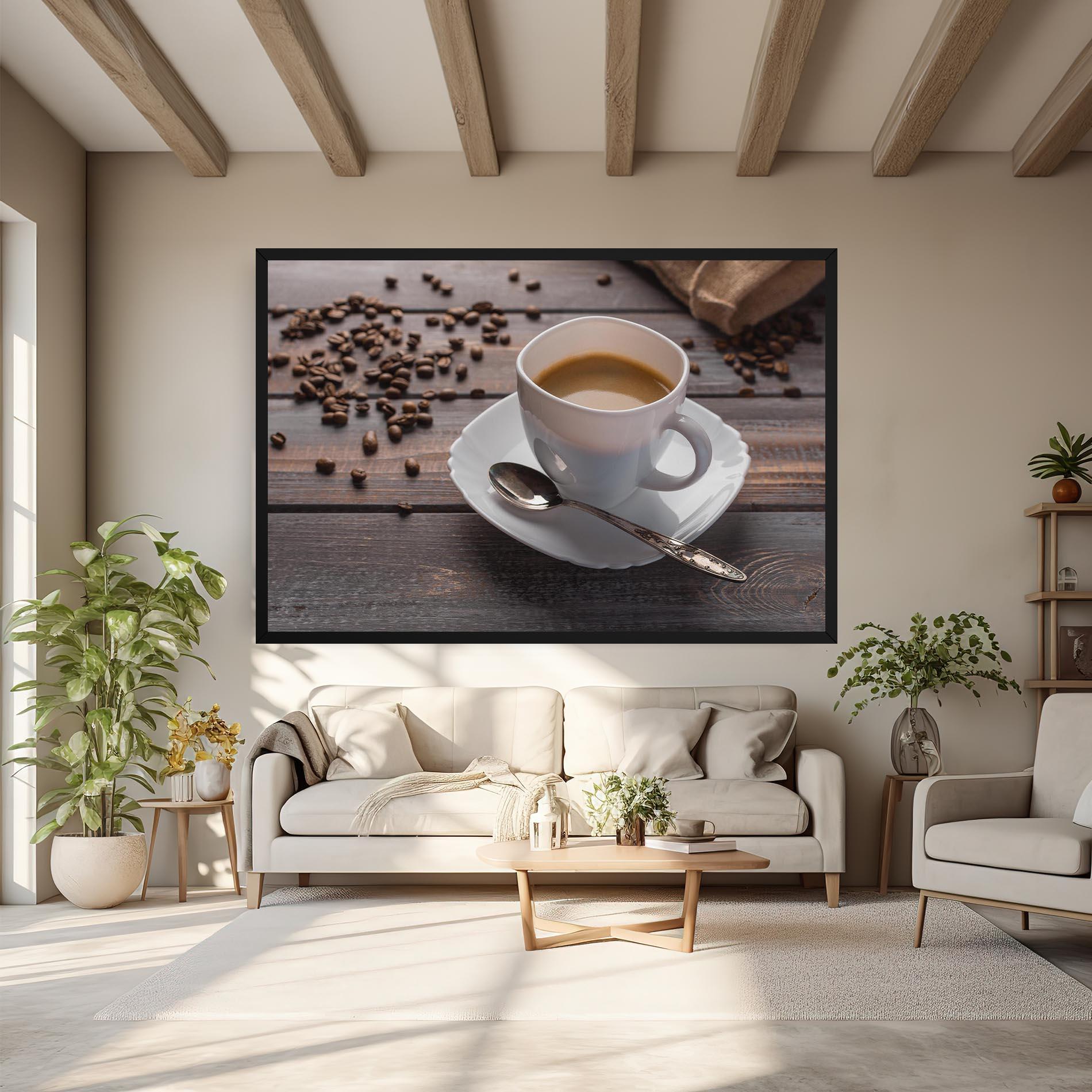 Leinwandbild Aroma Coffee mockup 6