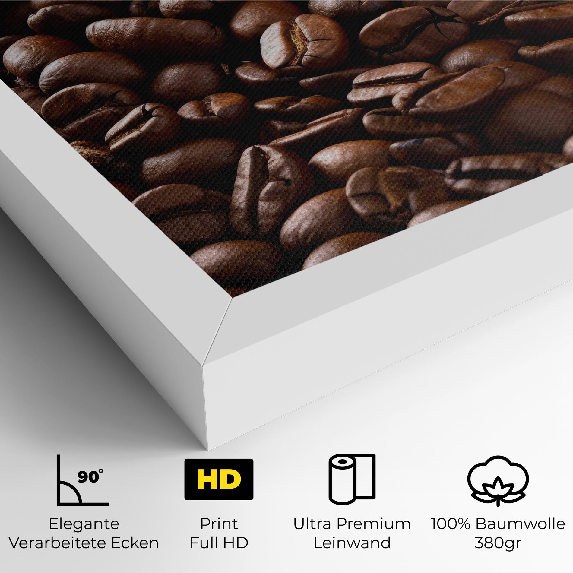 Leinwandbild Bag Of Coffee Beans mockup 4