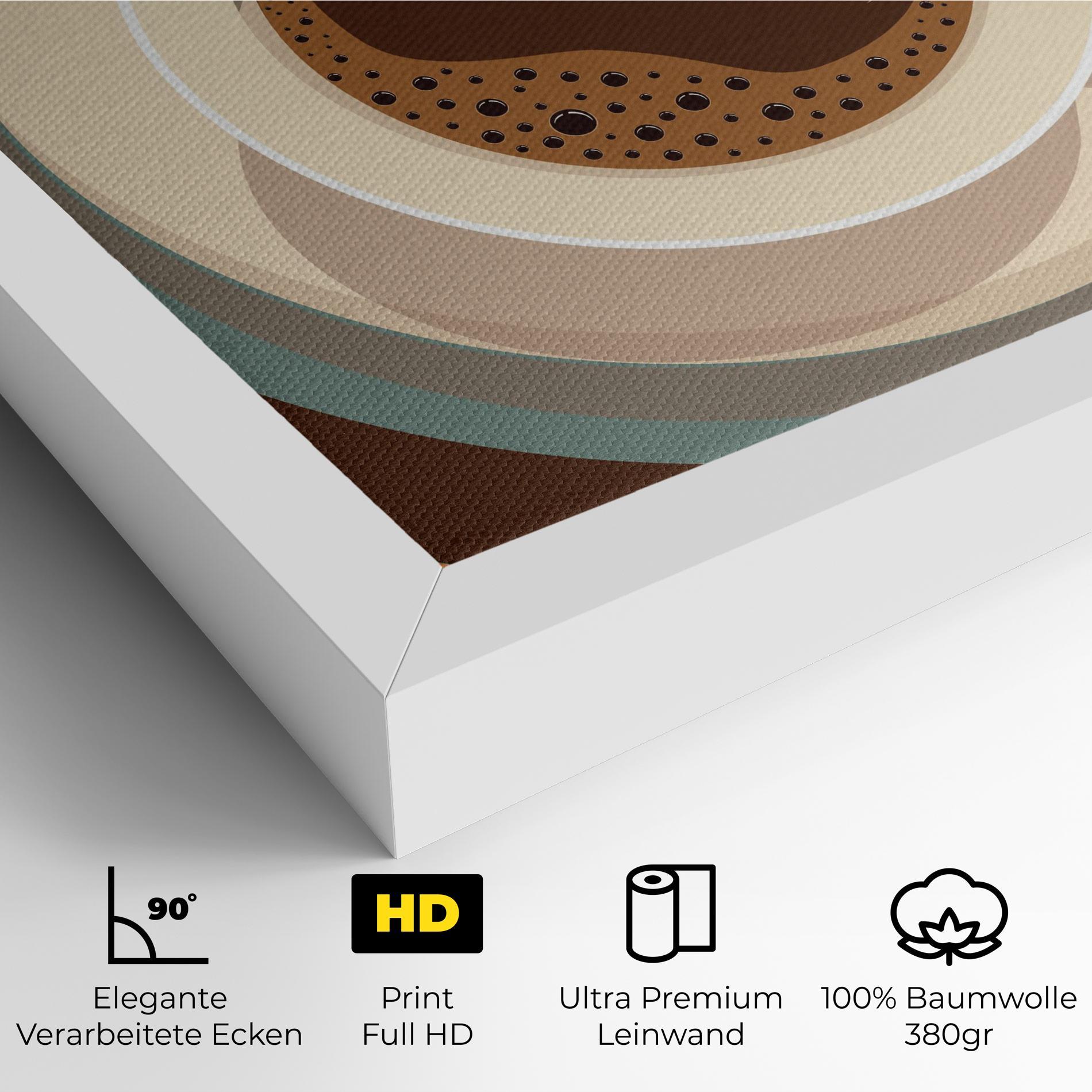 Leinwandbild Coffee Cup mockup 4