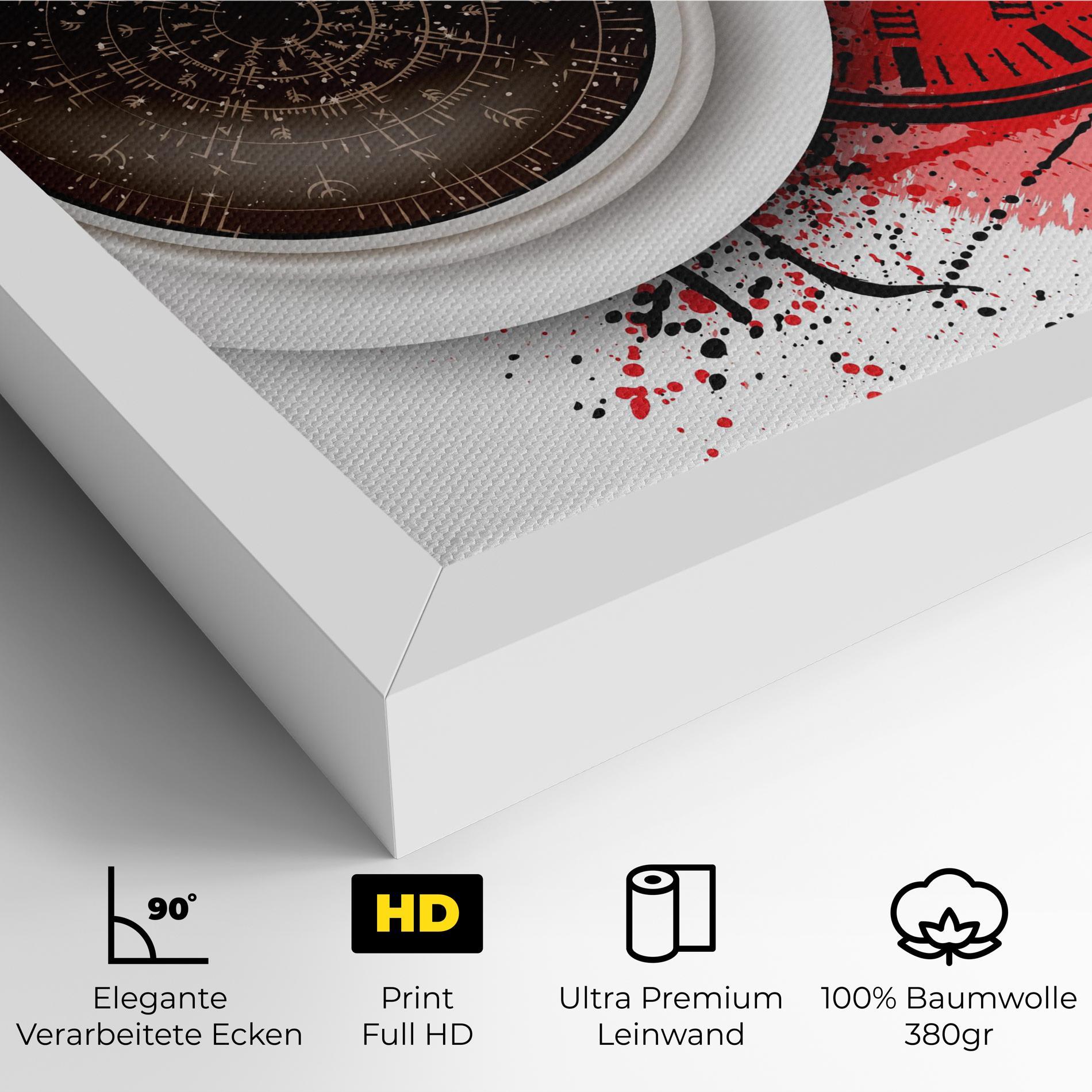 Leinwandbild Coffee Reading mockup 4