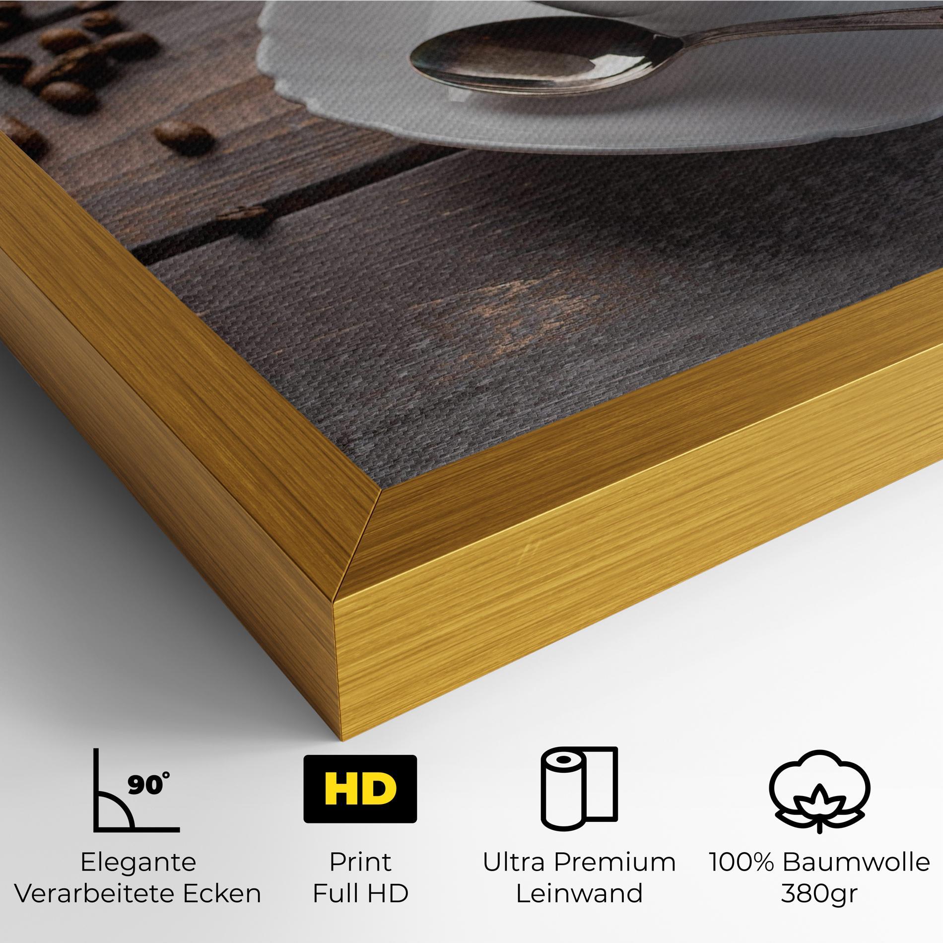 Leinwandbild Aroma Coffee mockup 4