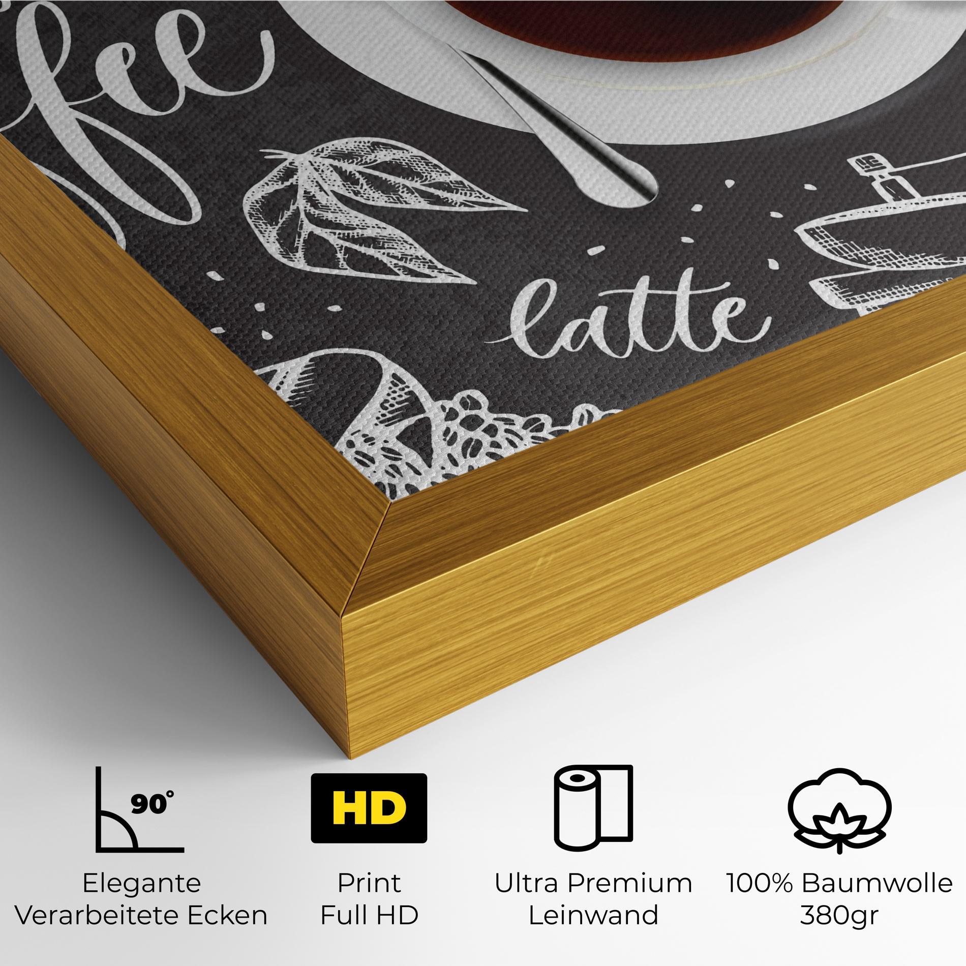 Leinwandbild Best Coffee mockup 4