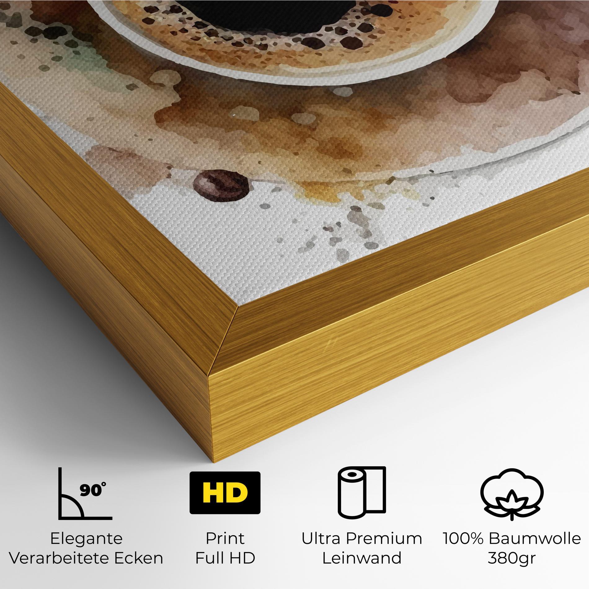 Leinwandbild Coffee Liquid mockup 4